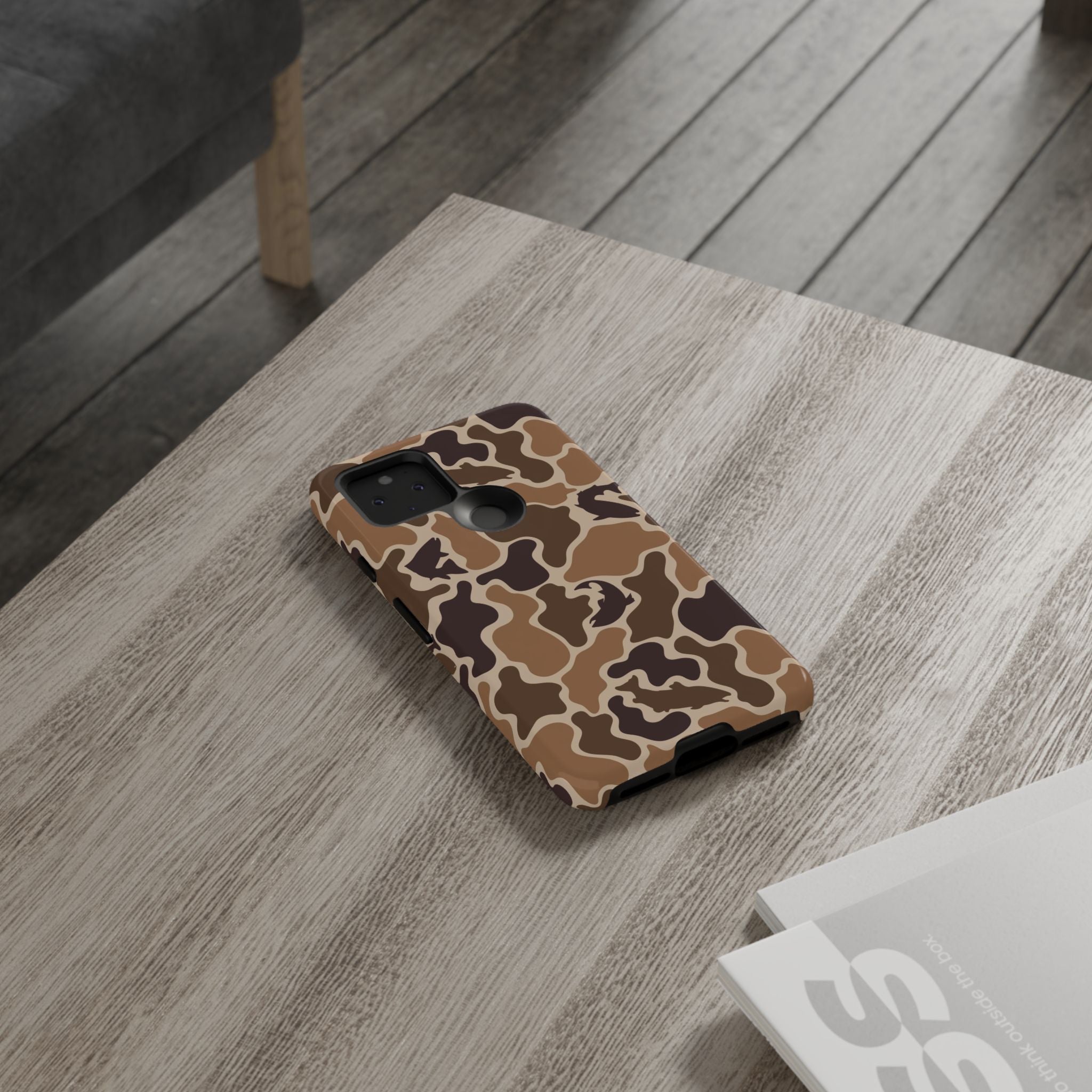 Brown Shark Camo design Tough Cases