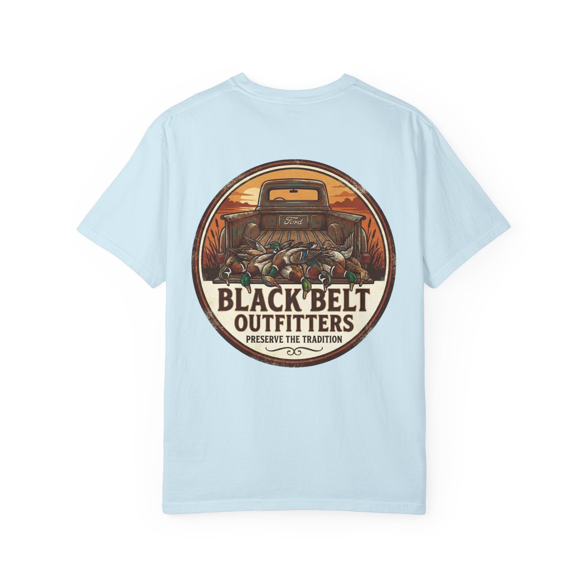 Black Belt Outfitters Duck Hunting T-Shirt — Waterfowl Hunter Graphic Tee