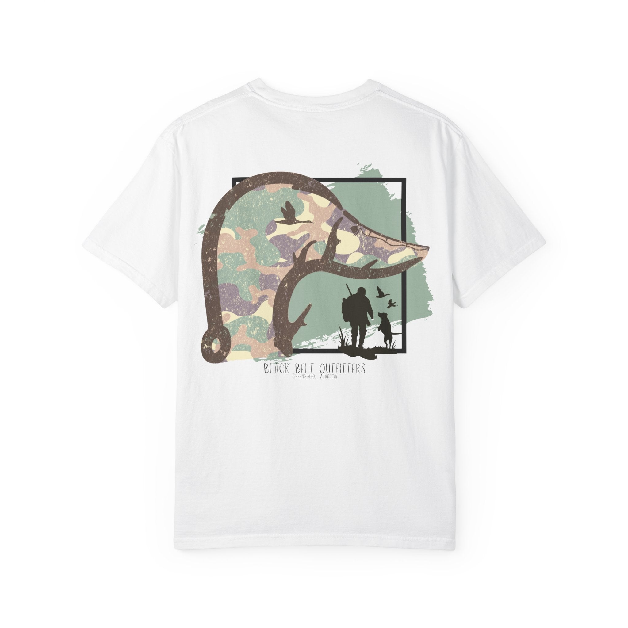 Camo Duck Logo Unisex T-Shirt, Perfect for Gifts, Father's Day, Golf Events, Casual Wear, Comfortable Tee