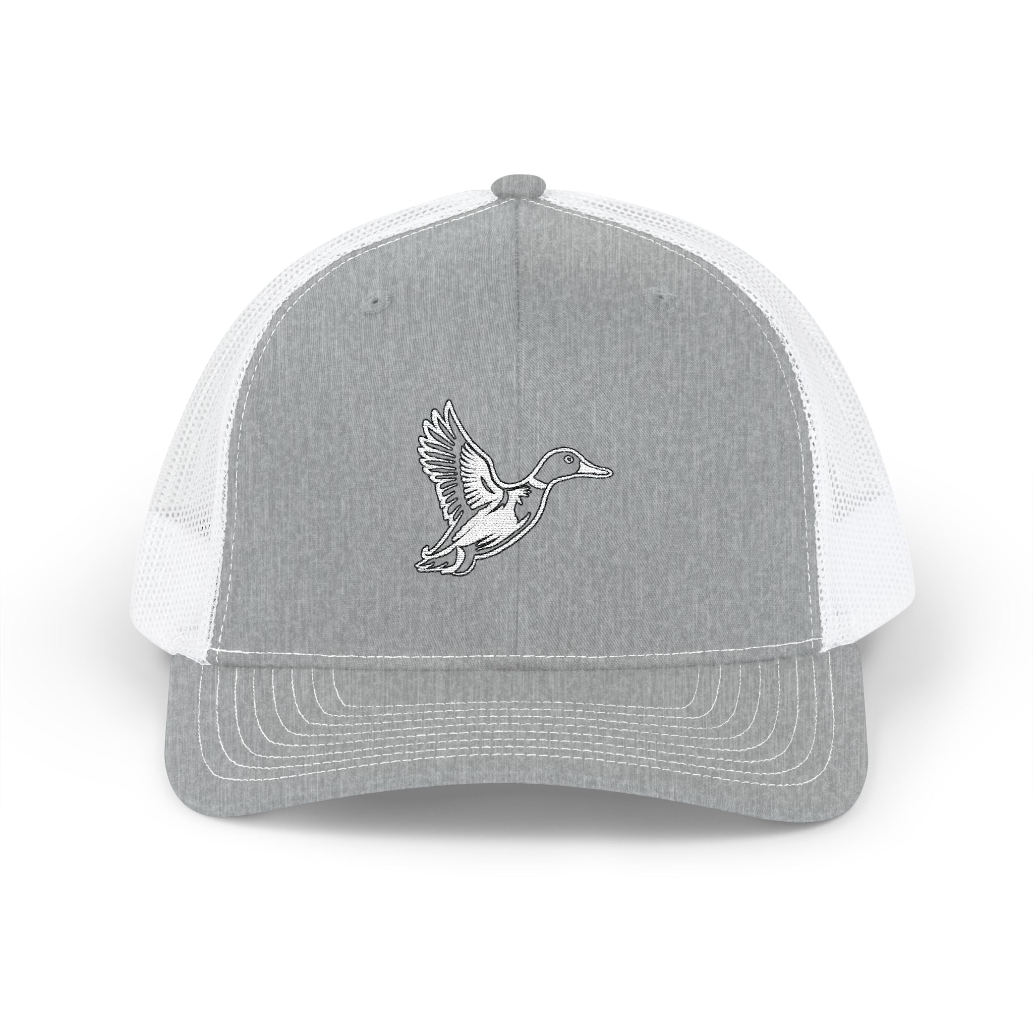 Flying Duck Trucker Cap — Embroidered Hunting Snapback Hat