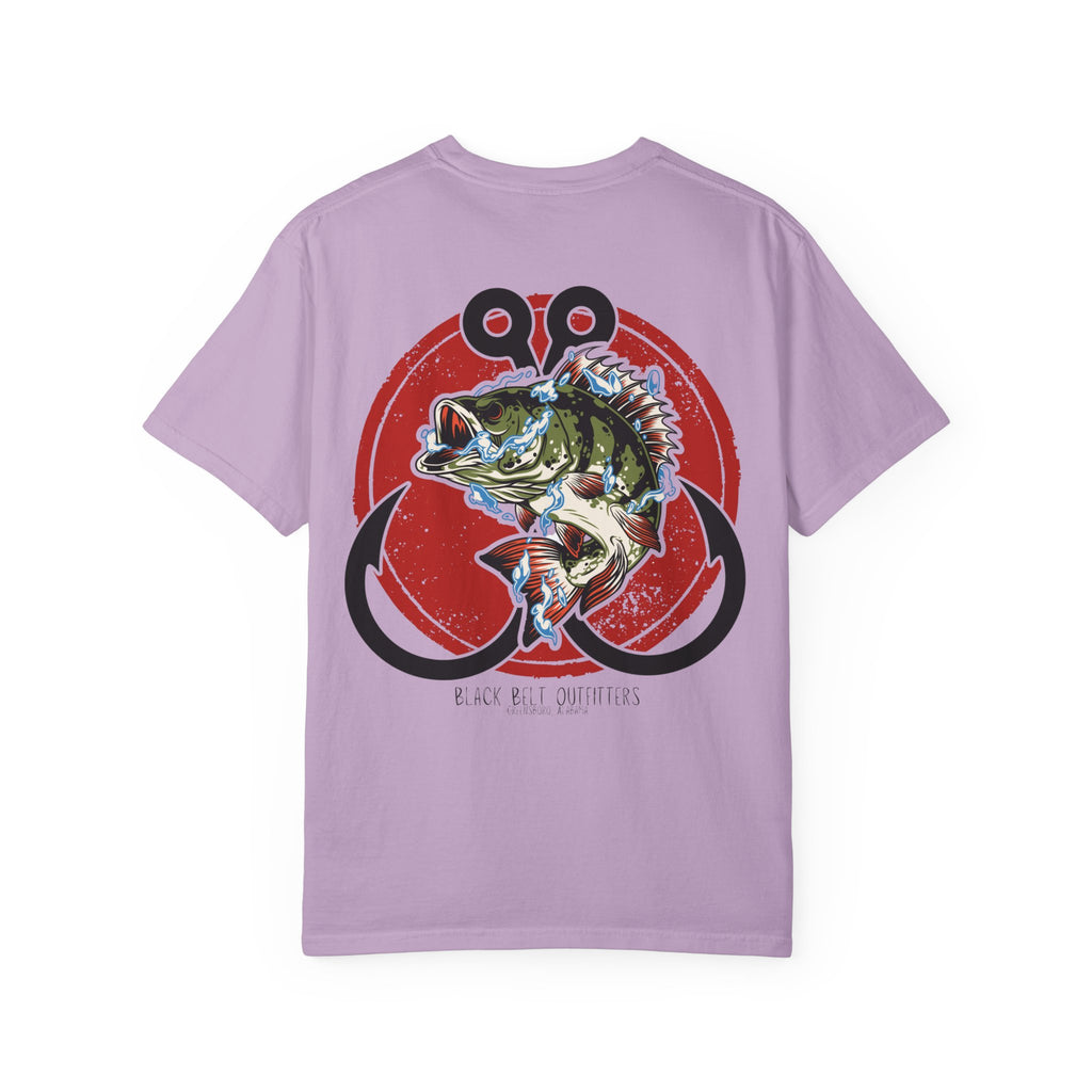 Double Hooks Bass Unisex T-Shirt, Perfect for Gifts, Father's Day, Golf Events, Casual Wear, Comfortable Tee