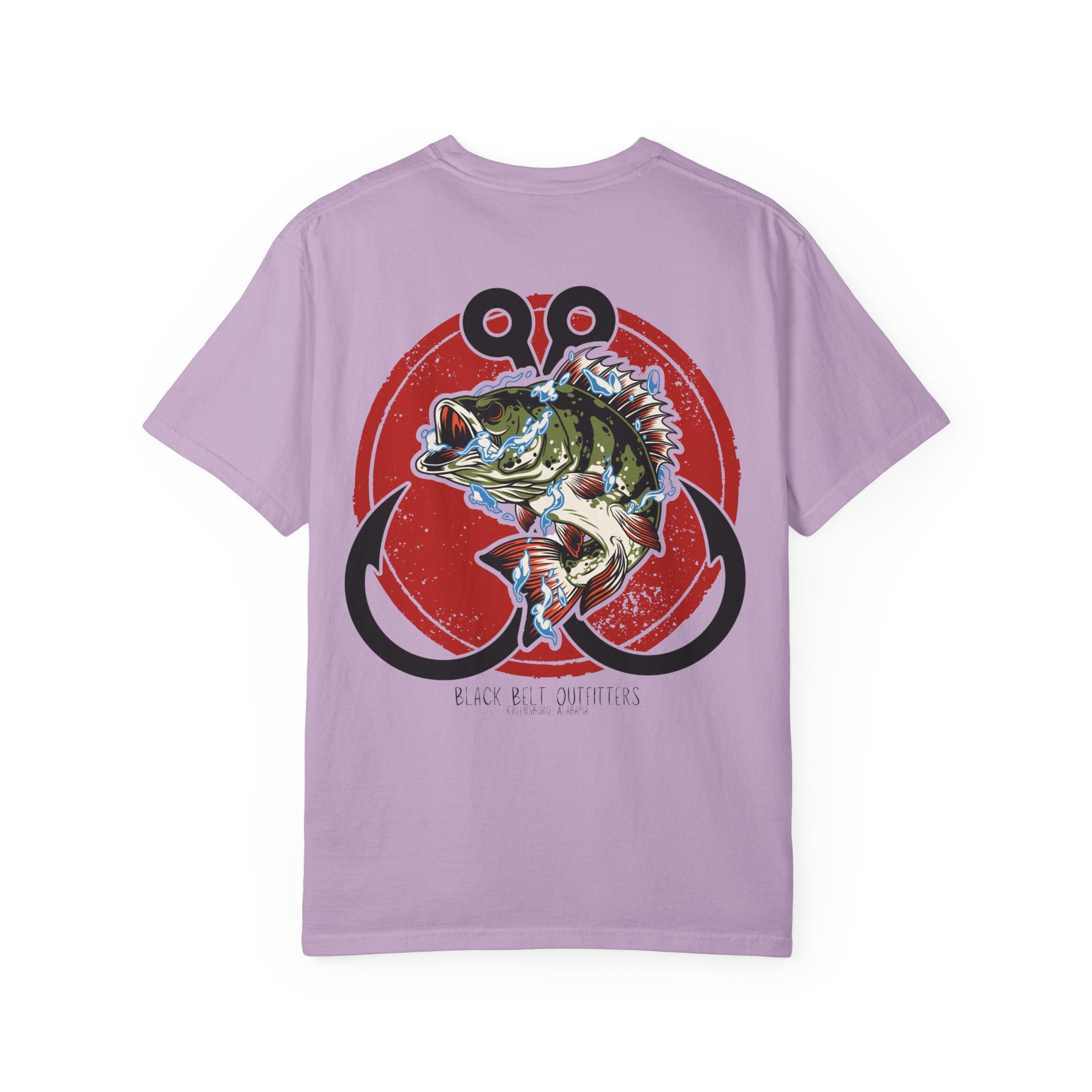 Double Hooks Bass Unisex T-Shirt, Perfect for Gifts, Father's Day, Golf Events, Casual Wear, Comfortable Tee