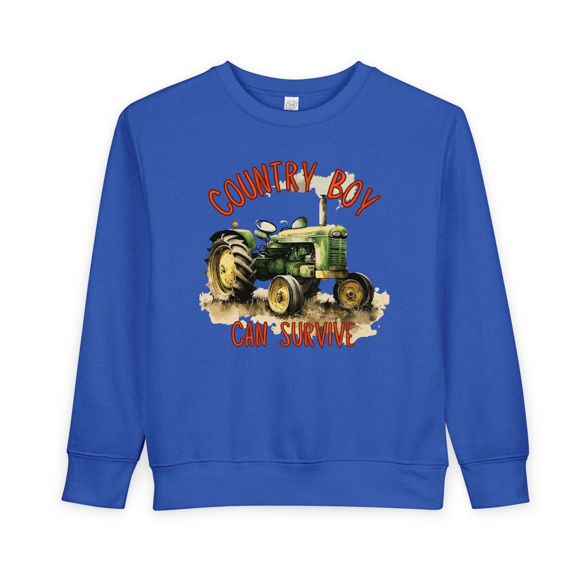 Playful Toddler Sweatshirt ‘Country Boy Will Survive’ Casual Wear, Baby Clothes, Outdoor Adventures, Birthday Gift, Spring Fashion