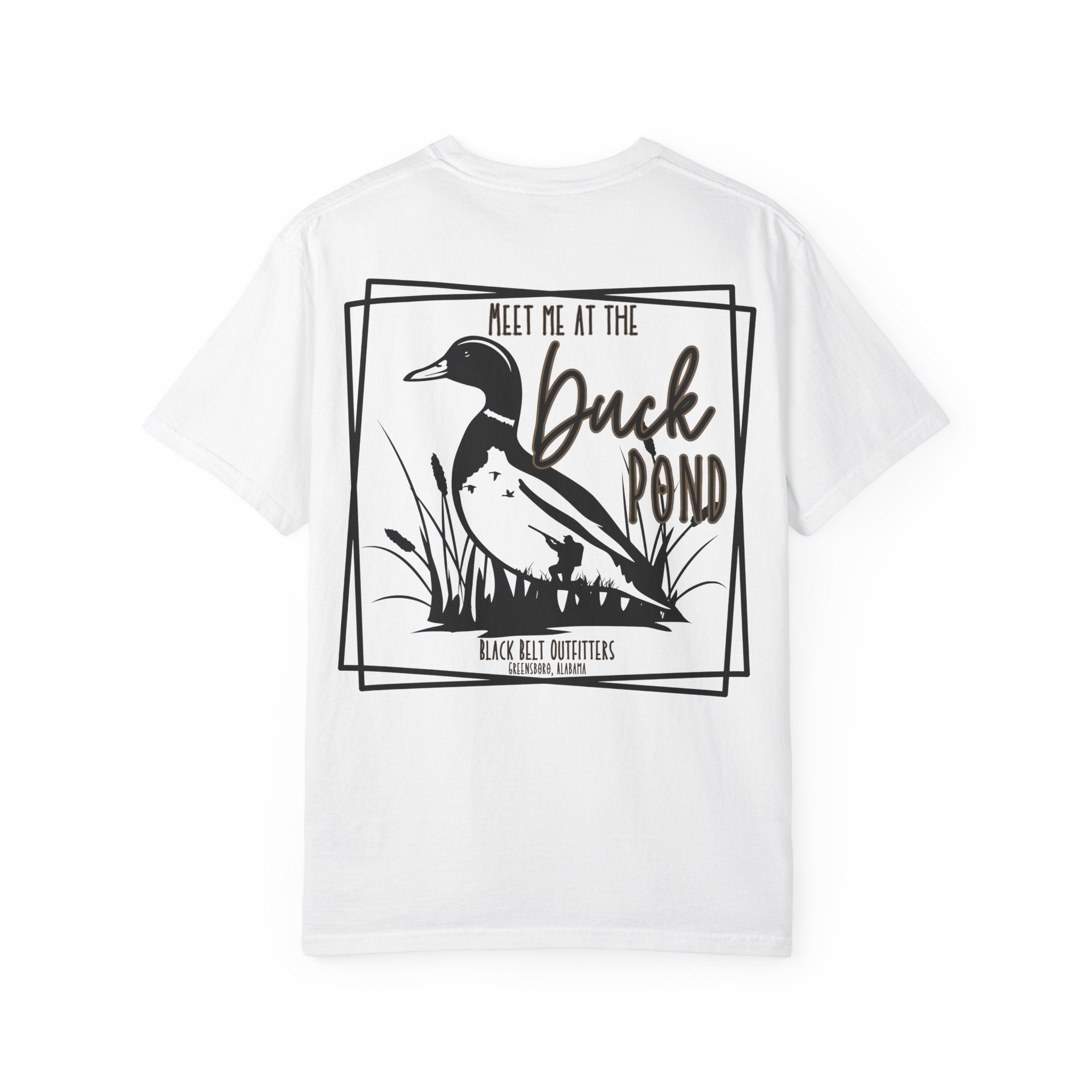 Meet Me at the Duck Pond T-Shirt, Men's Hunting Shirt, Gift for Sportsmen, Casual Wear, Nature Lover Tee