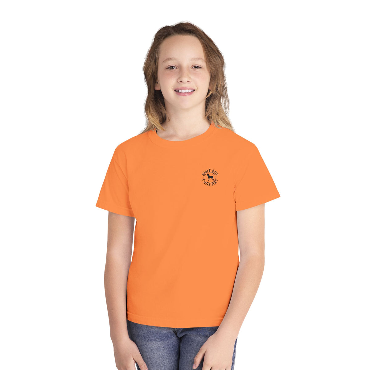 Duck Head Logo  Youth Midweight Tee - Fun Farm-Themed Shirt