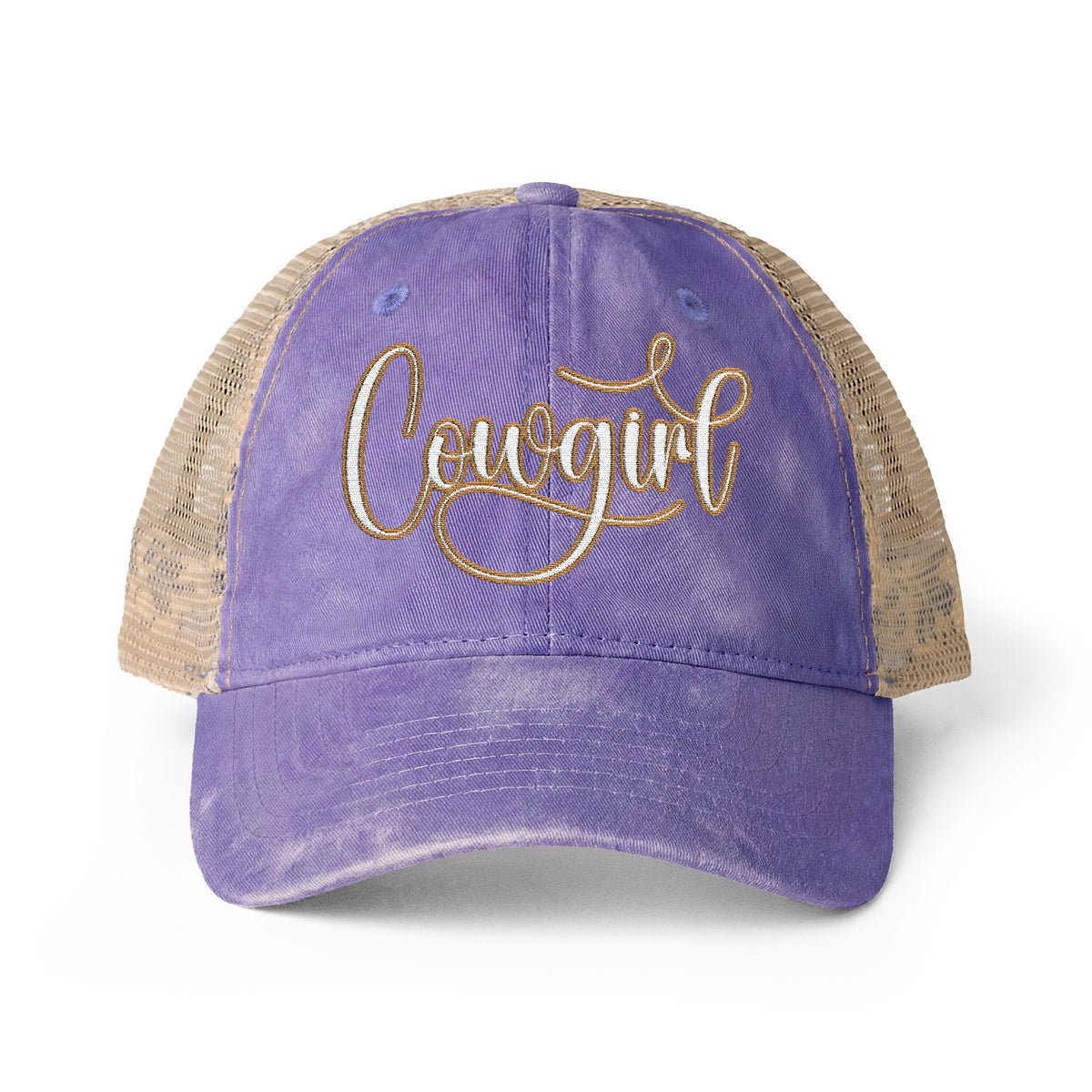 COWGIRL Women's Washed Mesh-Back Cap
