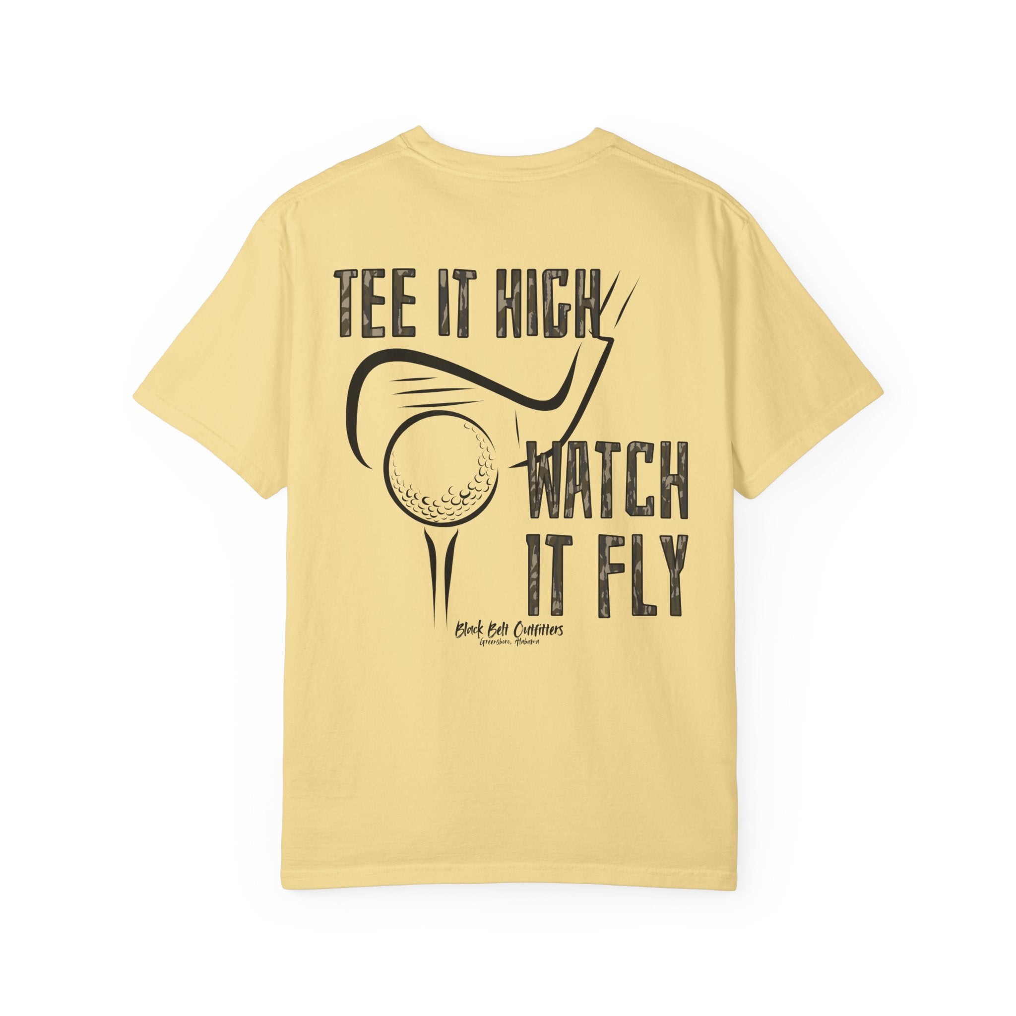 Tee It High Watch It Fly Unisex T-Shirt, Perfect for Gifts, Father's Day, Golf Events, Casual Wear, Comfortable Tee