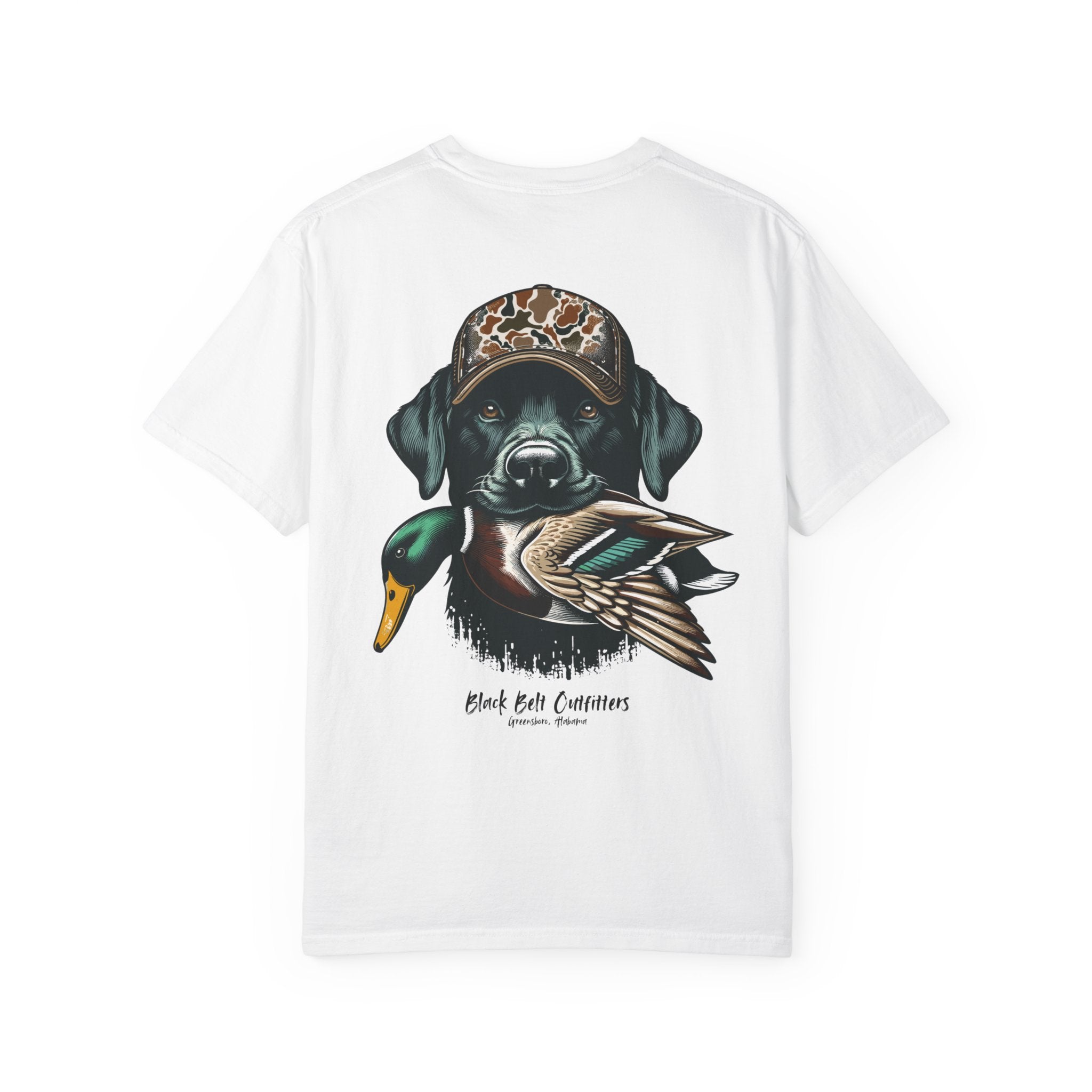 BLACK LAB CAMO Hat Unisex Garment-Dyed Pocket T-Shirt
