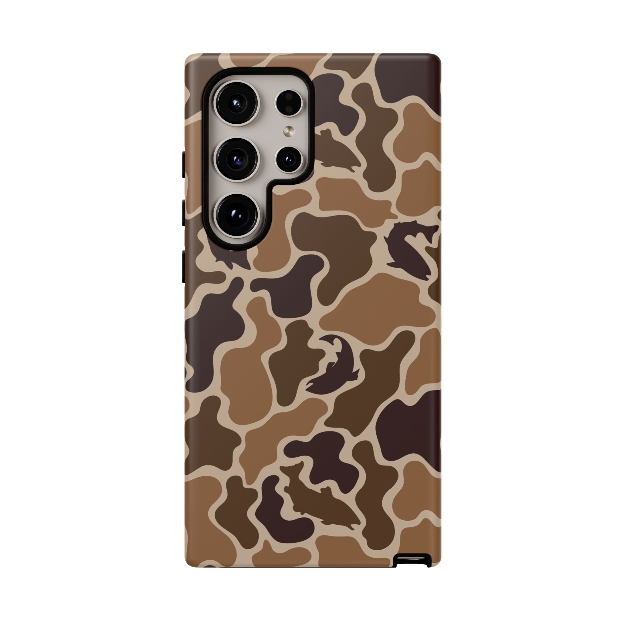 Brown Shark Camo design Tough Cases