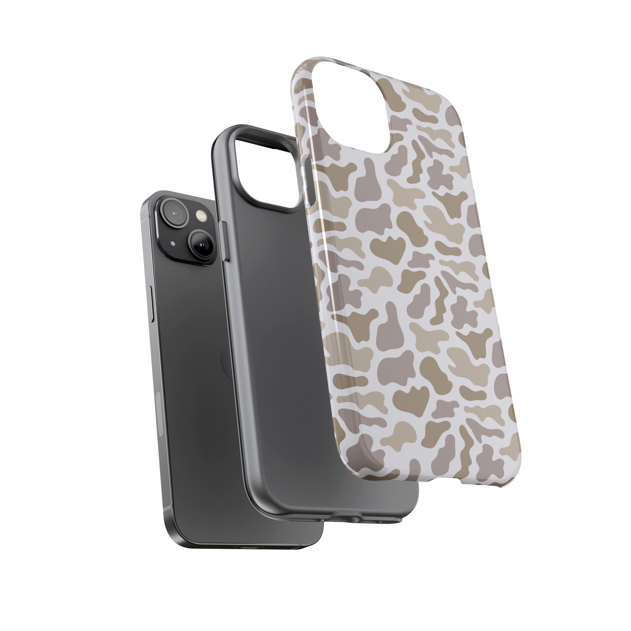 Grey Camo custom design Tough Cases