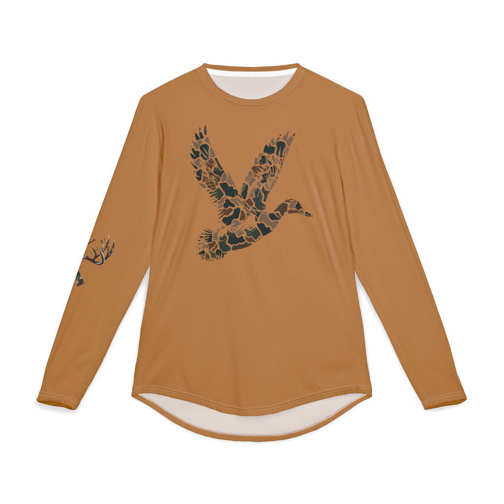Men's UV Protection Logo Long Sleeve Shirt - Outdoor Adventure Gear, Fishing Shirt, Hiking Apparel, Sun Block Tee, Travel Essentials