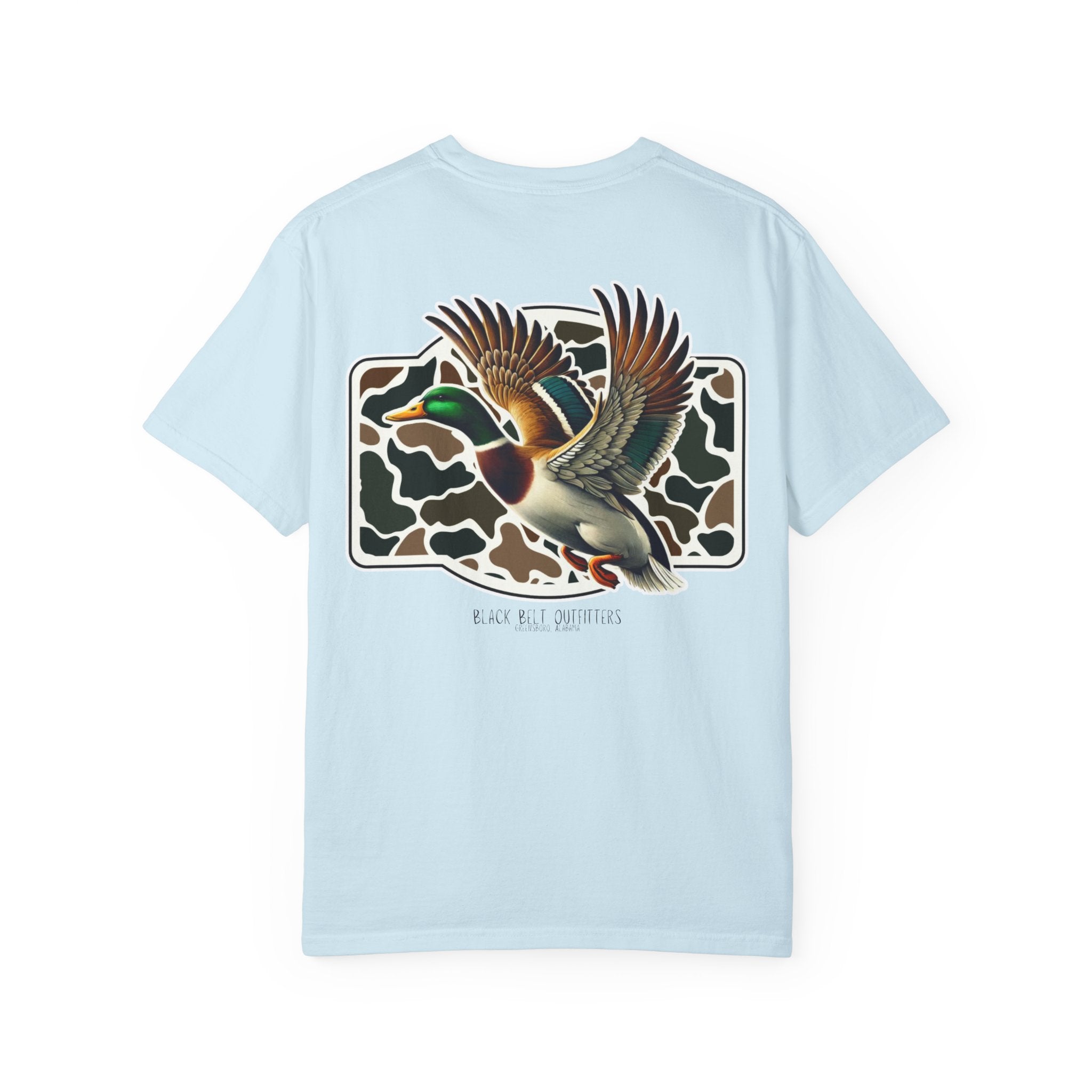 Flying Mallard Duck Unisex T-Shirt, Perfect for Gifts, Father's Day, Golf Events, Casual Wear, Comfortable Tee