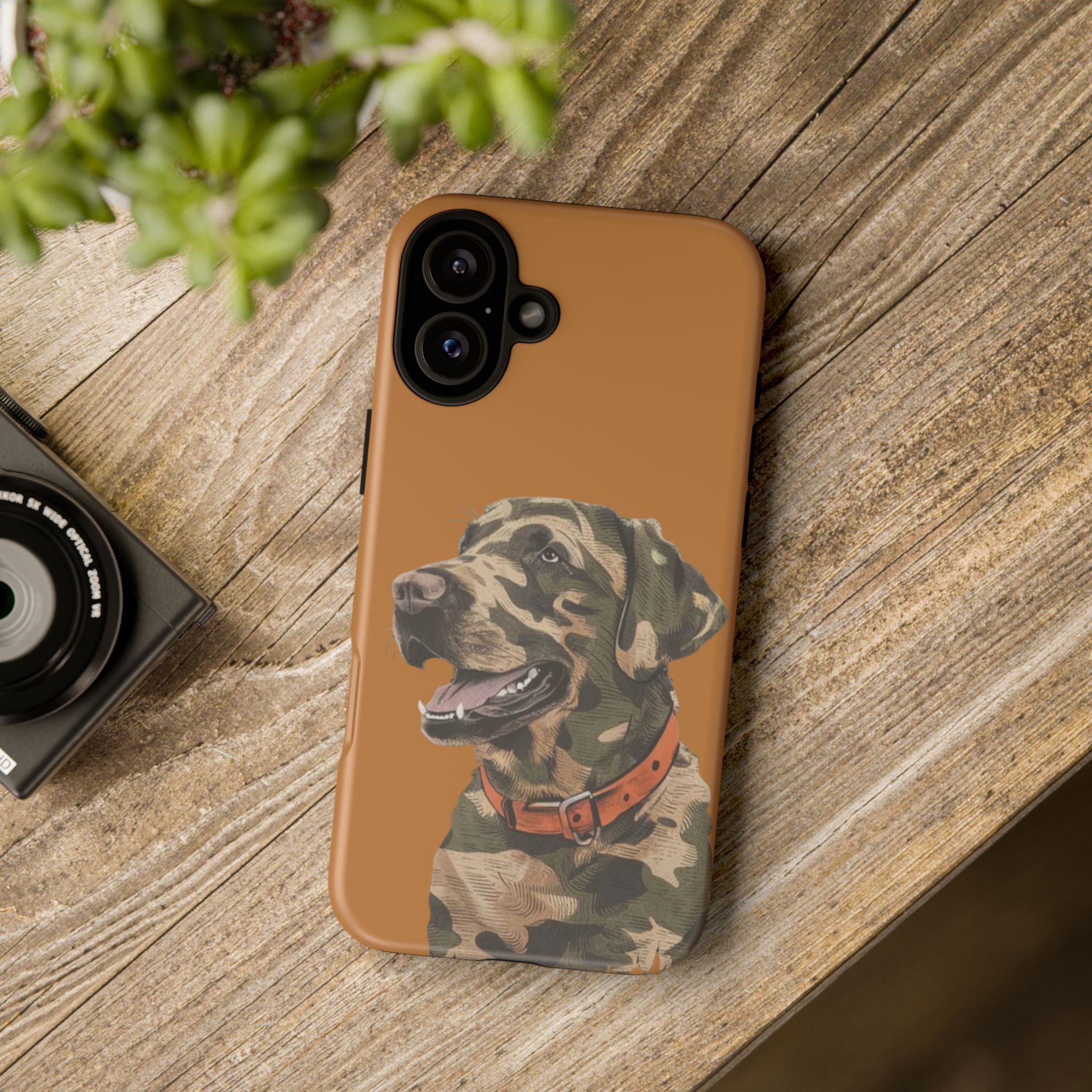 Camo Duck Dog custom design Tough Cases