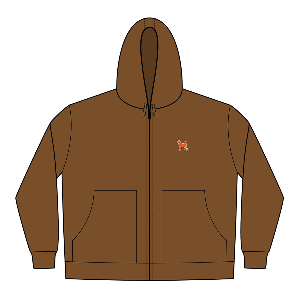 Men's Duck Cloth Work Jacket, Embroidered Hooded Jacket, Durable Outdoor Apparel, Perfect for Labor Day, Father's Day Gift, Workwear