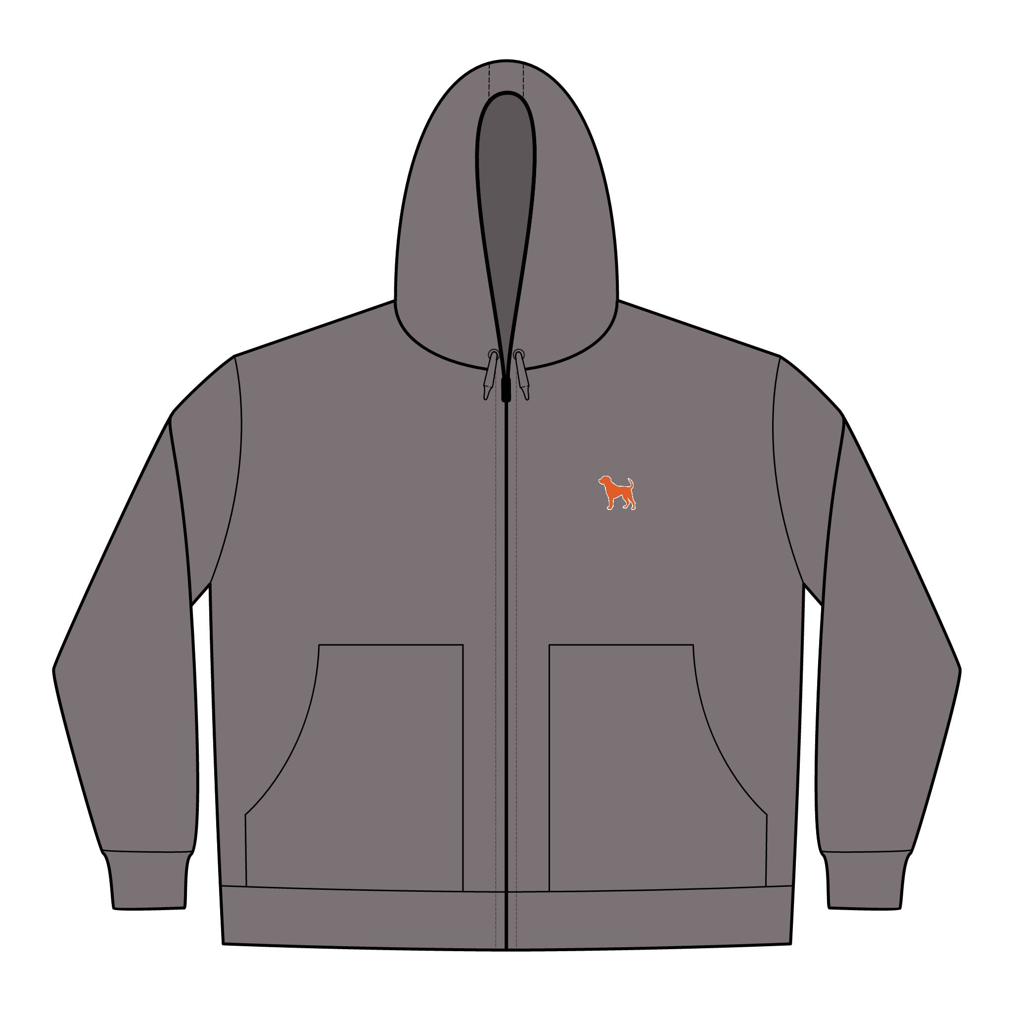Men's Duck Cloth Work Jacket, Embroidered Hooded Jacket, Durable Outdoor Apparel, Perfect for Labor Day, Father's Day Gift, Workwear