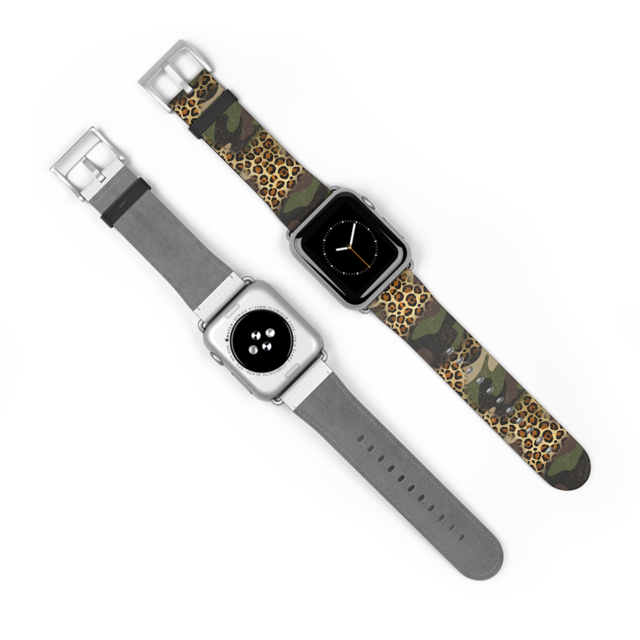 Wild Camo Watch Band, Stylish Camouflage Accessory, Trendy Leopard Print Strap, Unique Gift for Her, Perfect for Outdoor Adventures