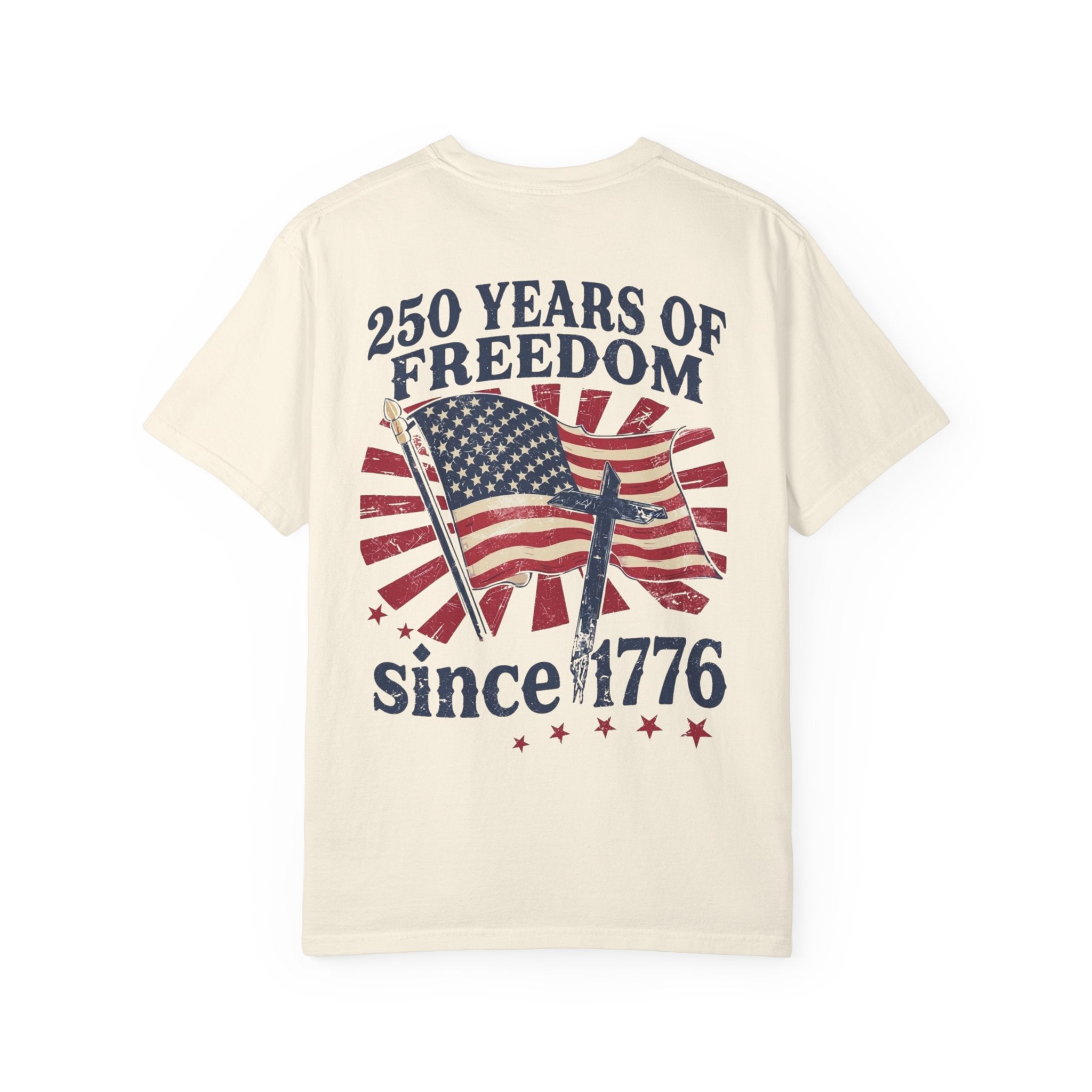 Patriotic '250 Years of Freedom Since 1776' T-Shirt