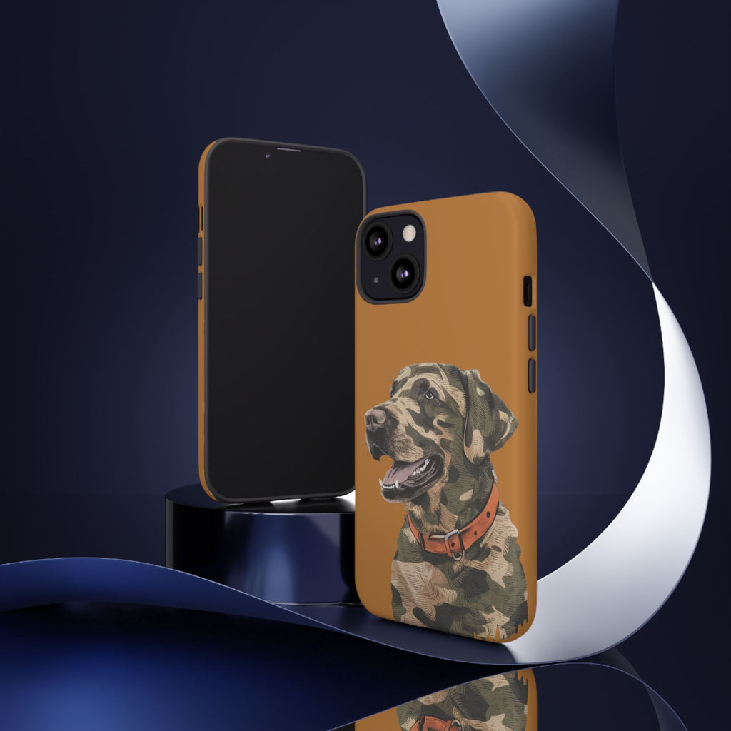 Camo Duck Dog custom design Tough Cases