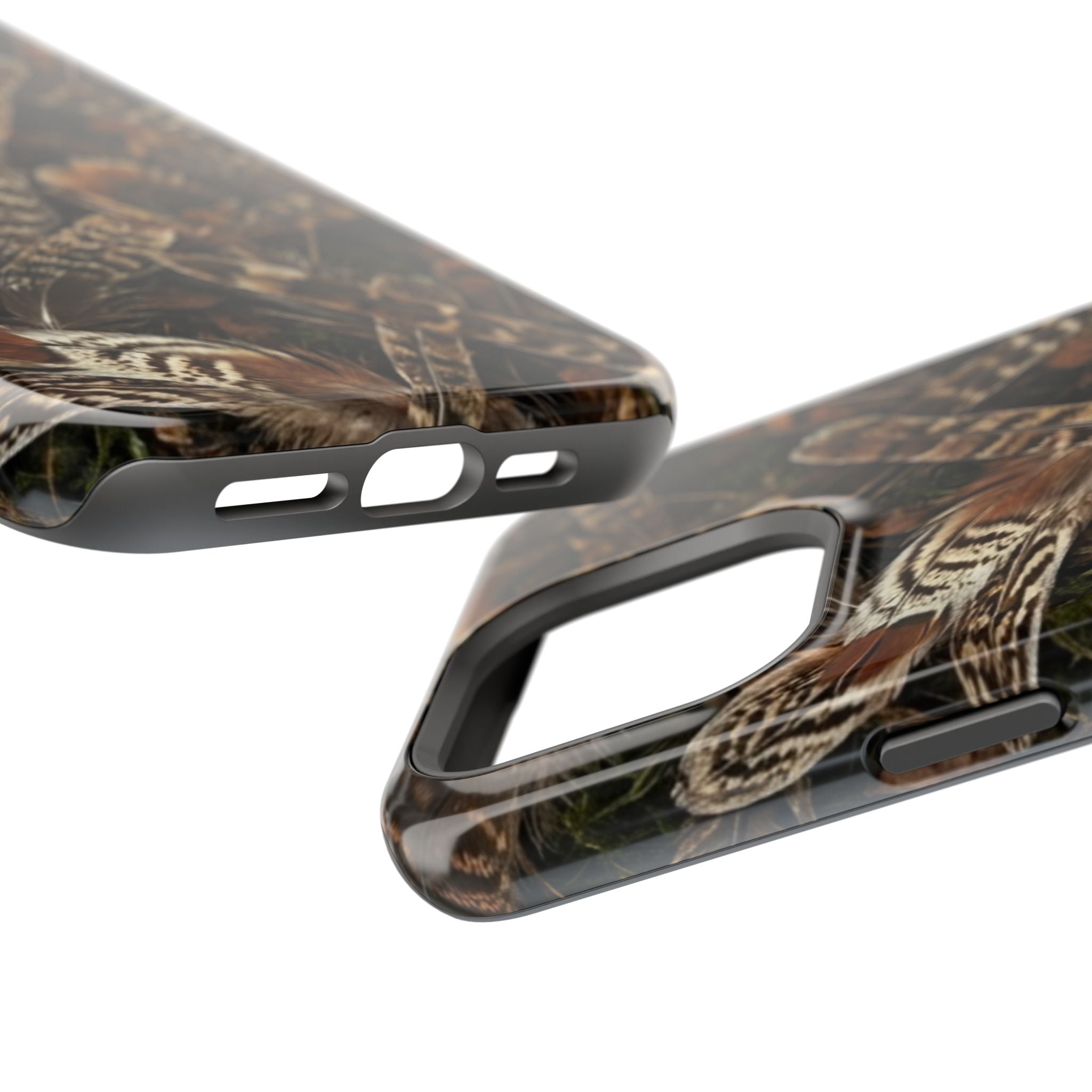 Camo Feather Magnetic Impact-Resistant Phone Case