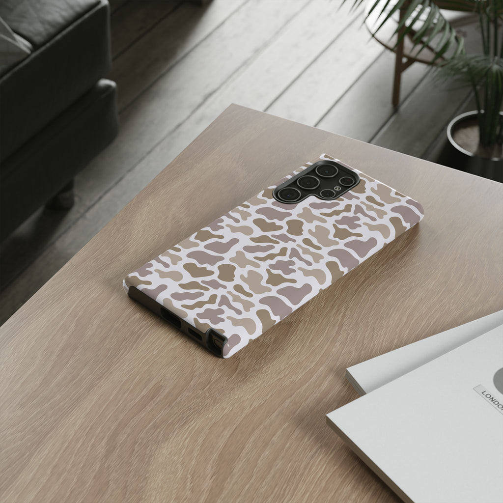 Grey Camo custom design Tough Cases