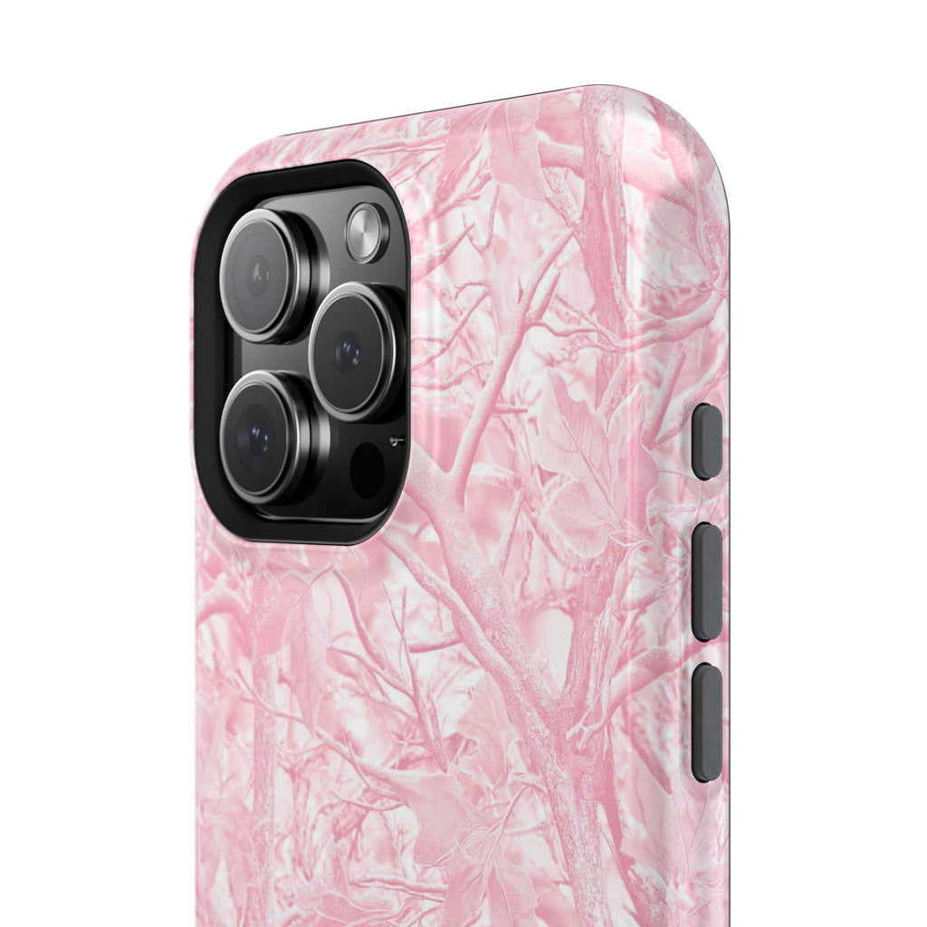 Pink Camo Magnetic Impact-Resistant Phone Case