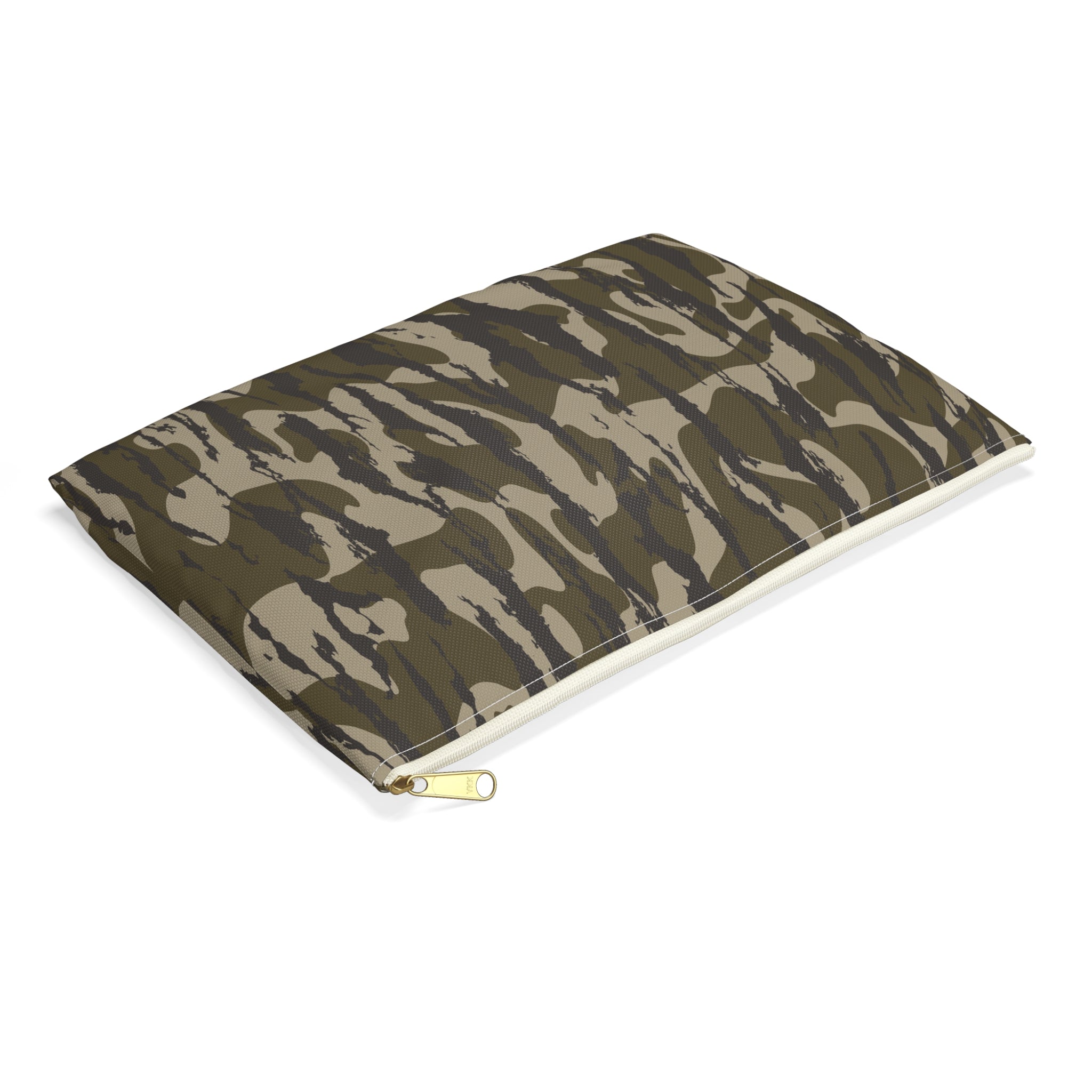 Trendy Zip Pouch, Stylish Camo Makeup Bag, Travel Organizer, Army Green Zipper Pouch, Gift for Her, Storage Solution
