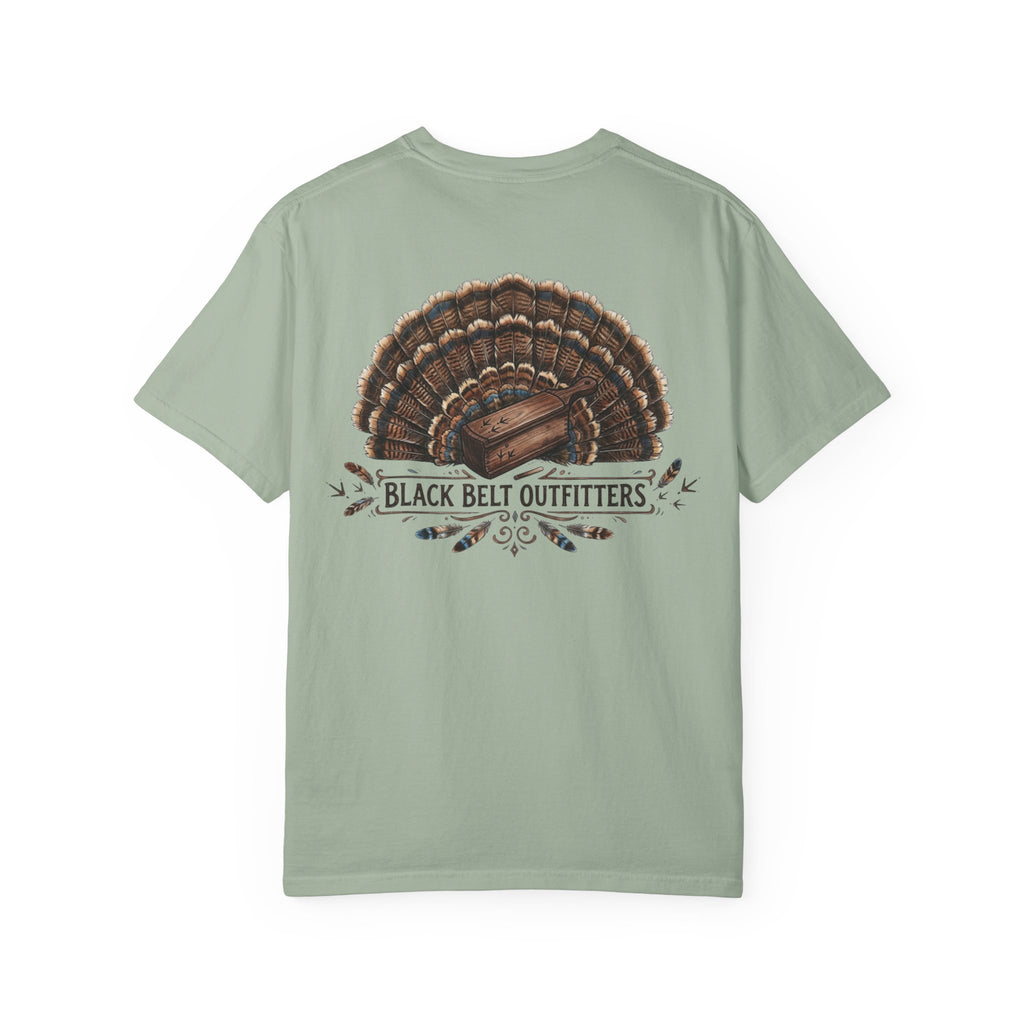 Turkey Feather Graphic T-Shirt — 'Black Belt Outfitters' Outdoor Tee