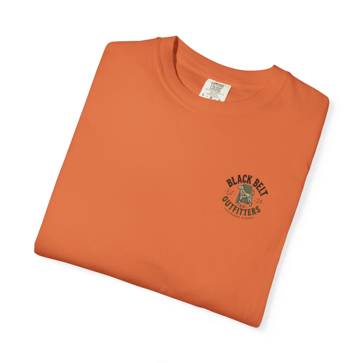 T-Shirt — Black Belt Outfitters 'American Raised' Graphic Tee (Vintage Washington with Gamebirds)