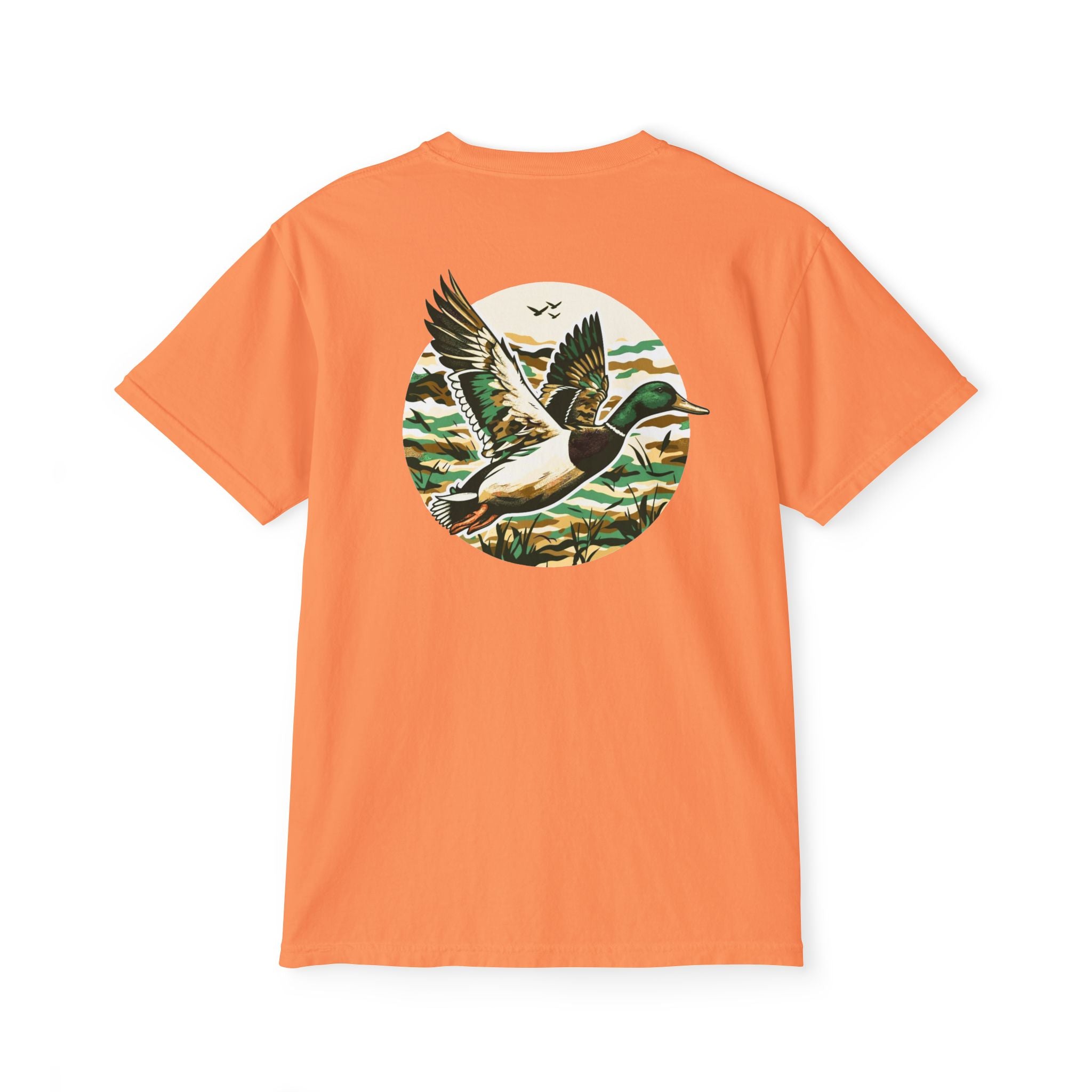 Black belt outfitters, duck hunting custom design hunting Unisex Garment-Dyed Pocket T-Shirt