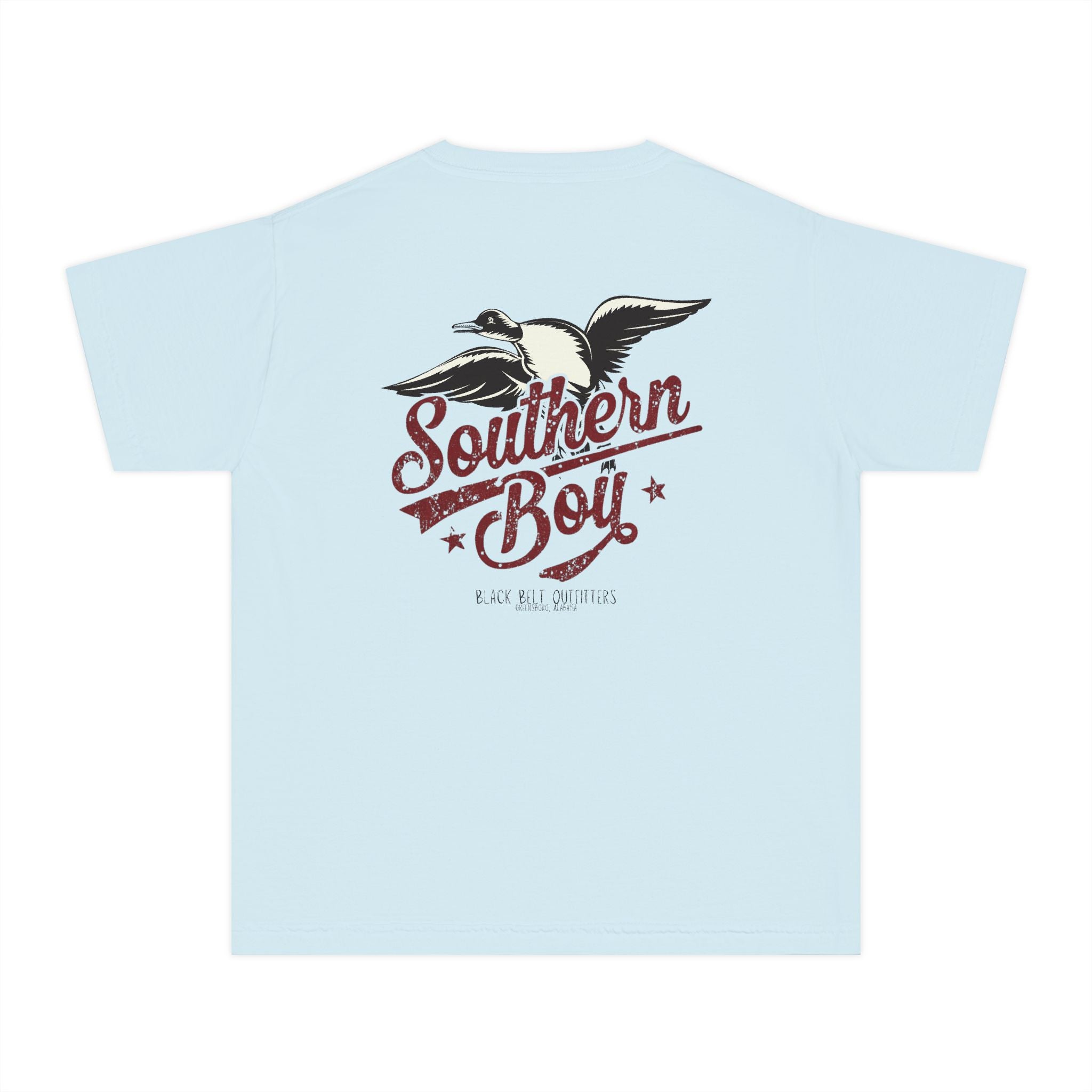 Southern Boy Flying Duck Youth Midweight Tee - Fun Farm-Themed Shirt