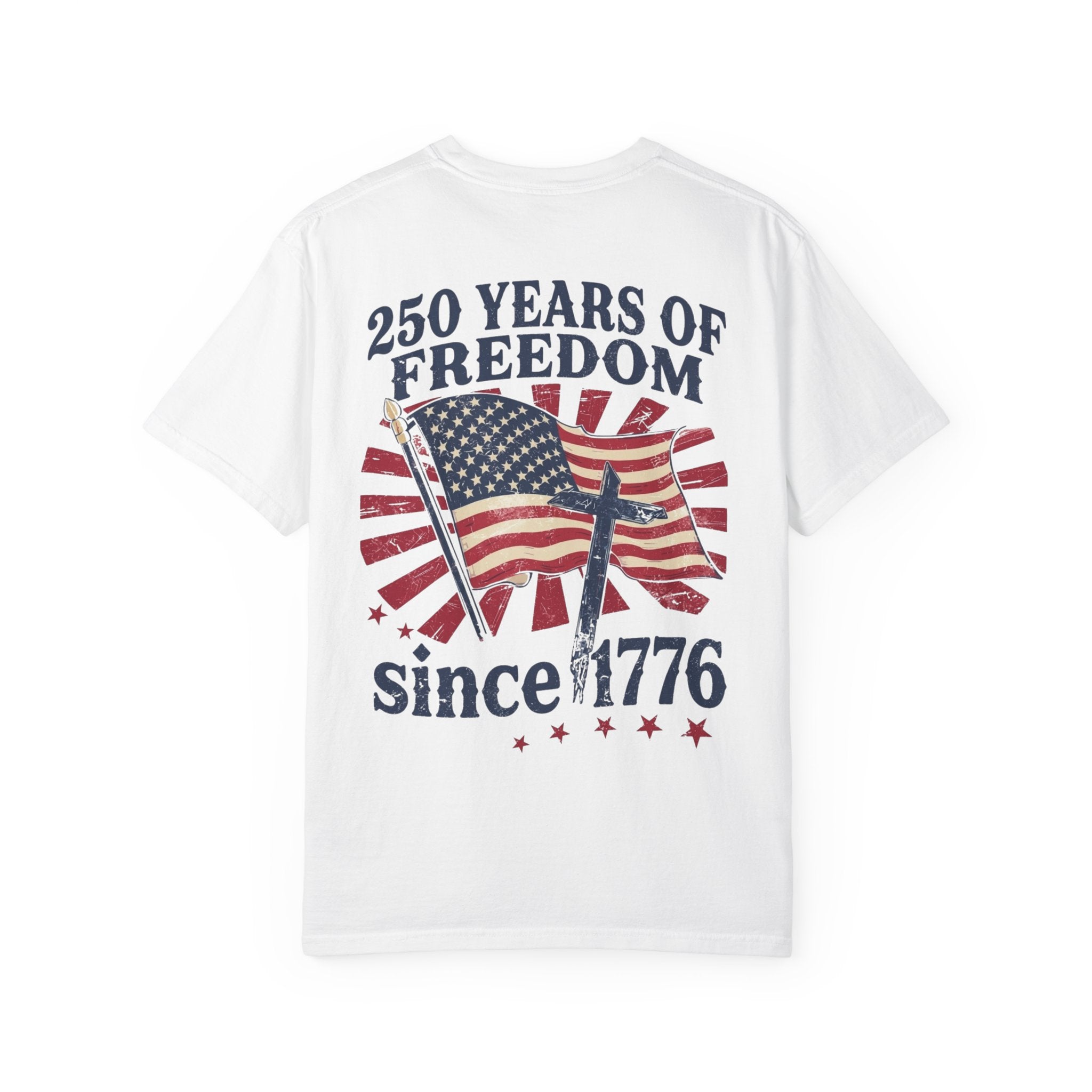 Patriotic '250 Years of Freedom Since 1776' T-Shirt