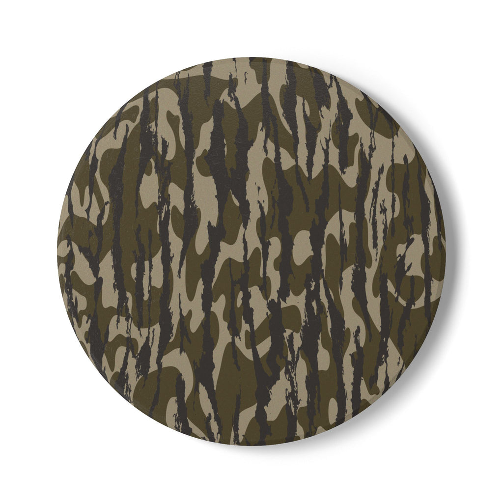 Trendy Camo Ceramic Coaster Set, Eco-Friendly Drinkware, Rustic Home Decor, Perfect for Military Enthusiasts, Gift for Dad