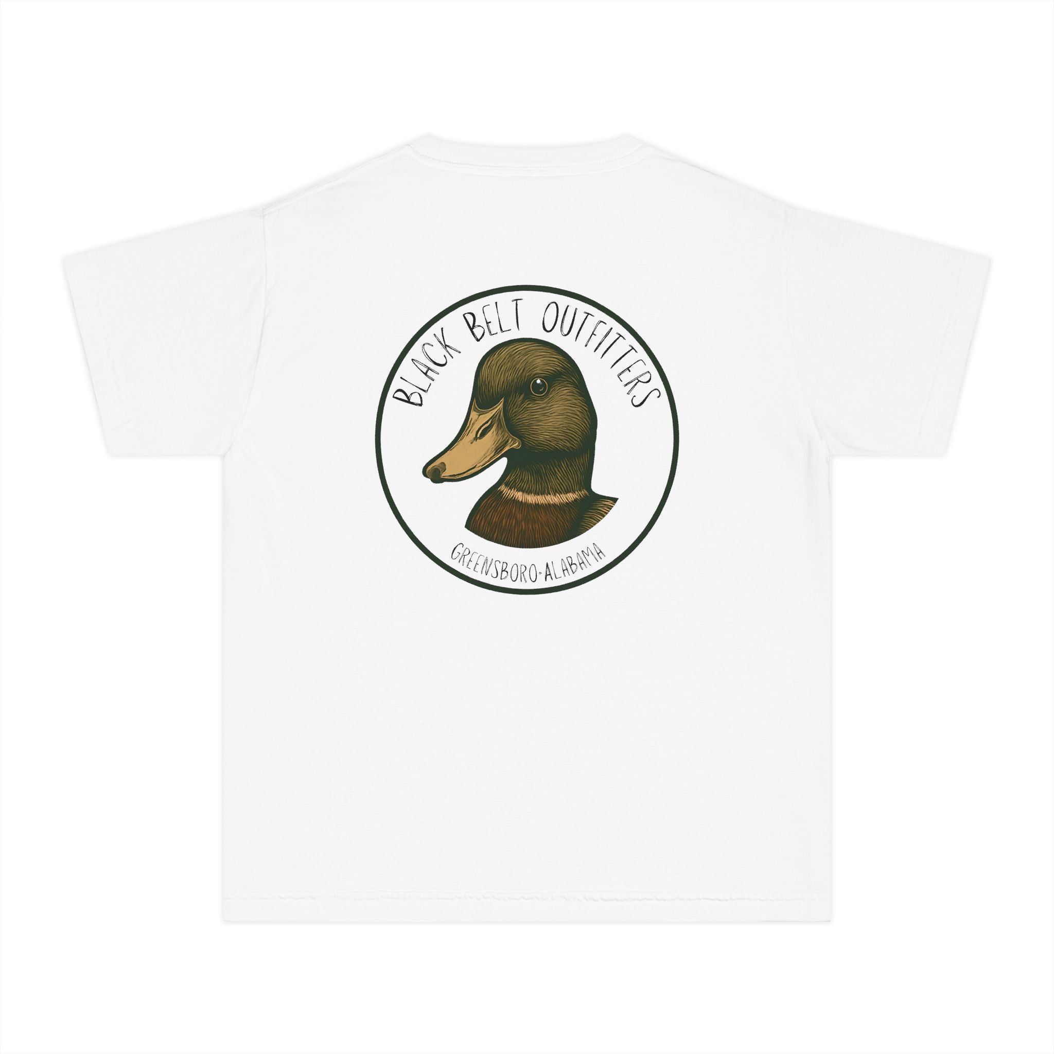 Duck Head Logo  Youth Midweight Tee - Fun Farm-Themed Shirt