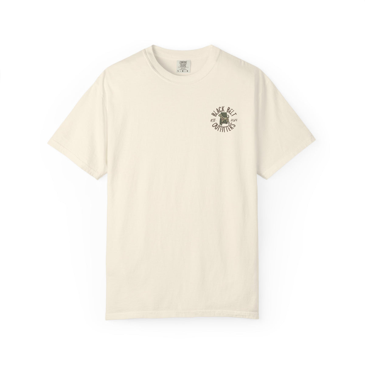 Turkey Feather Graphic T-Shirt — 'Black Belt Outfitters' Outdoor Tee
