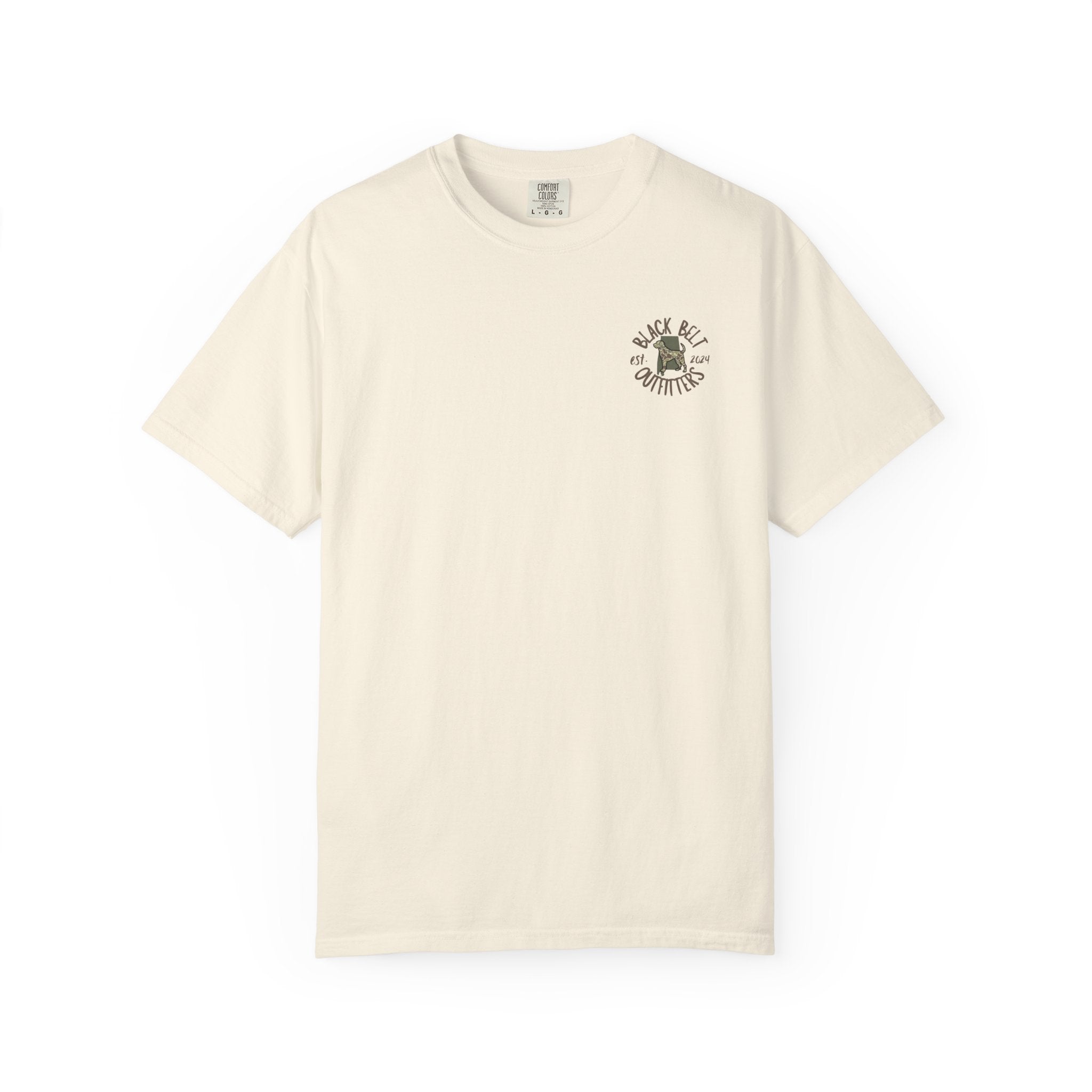 Turkey Feather Graphic T-Shirt — 'Black Belt Outfitters' Outdoor Tee