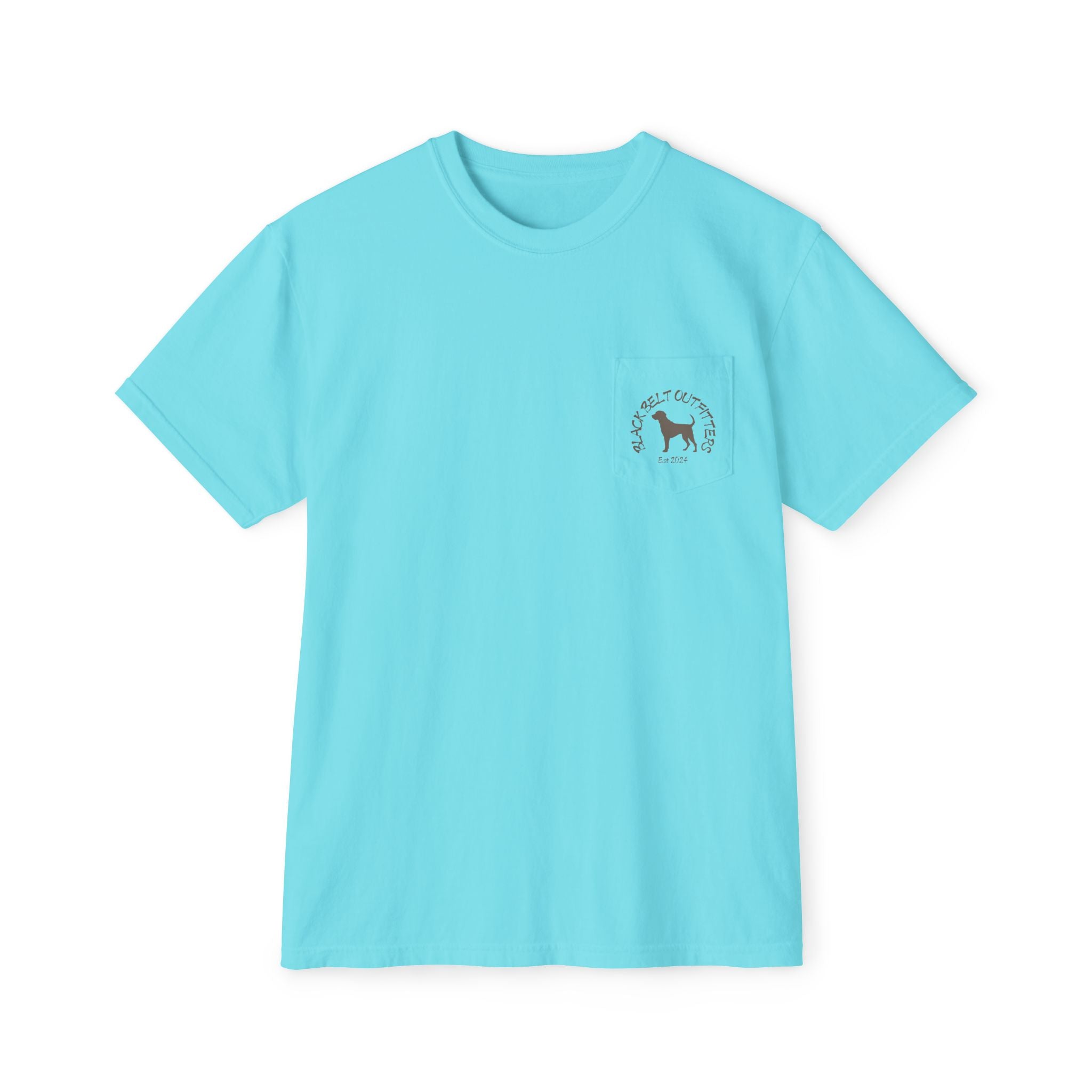 DEER HUNTING DOG (2) Unisex Heavy Cotton Pocket Tee
