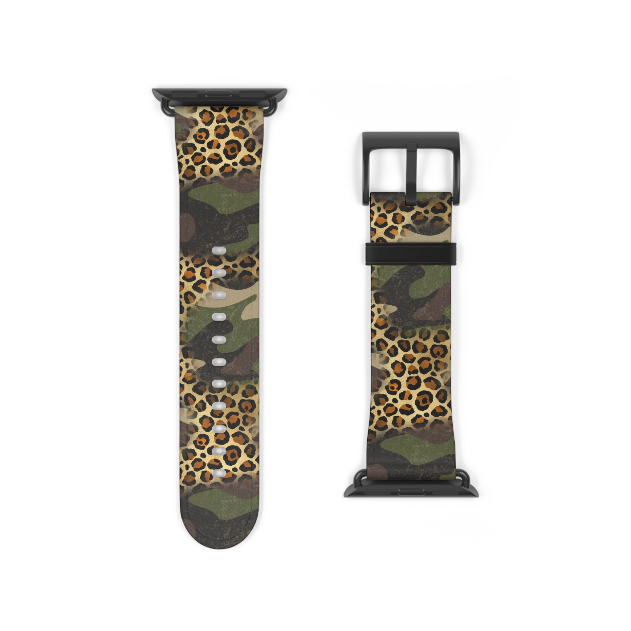 Wild Camo Watch Band, Stylish Camouflage Accessory, Trendy Leopard Print Strap, Unique Gift for Her, Perfect for Outdoor Adventures
