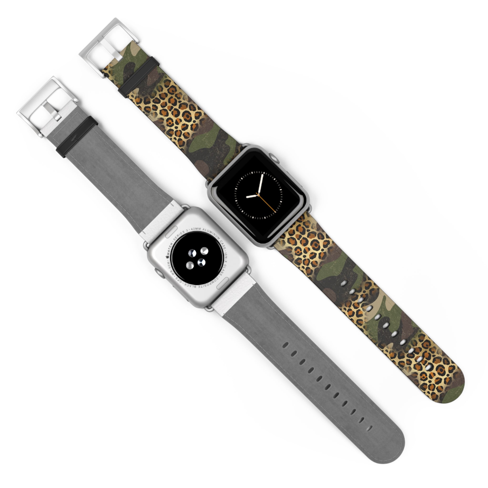 Wild Camo Watch Band, Stylish Camouflage Accessory, Trendy Leopard Print Strap, Unique Gift for Her, Perfect for Outdoor Adventures