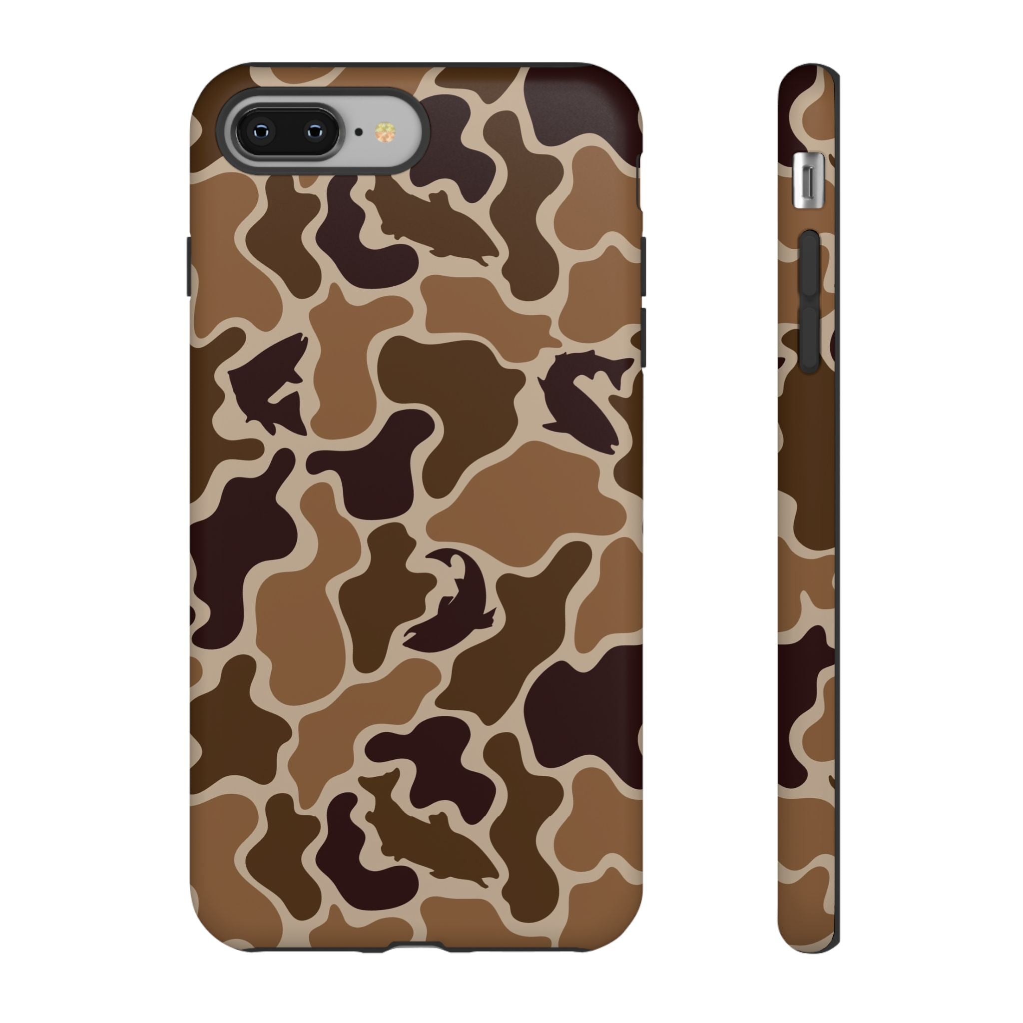Brown Shark Camo design Tough Cases