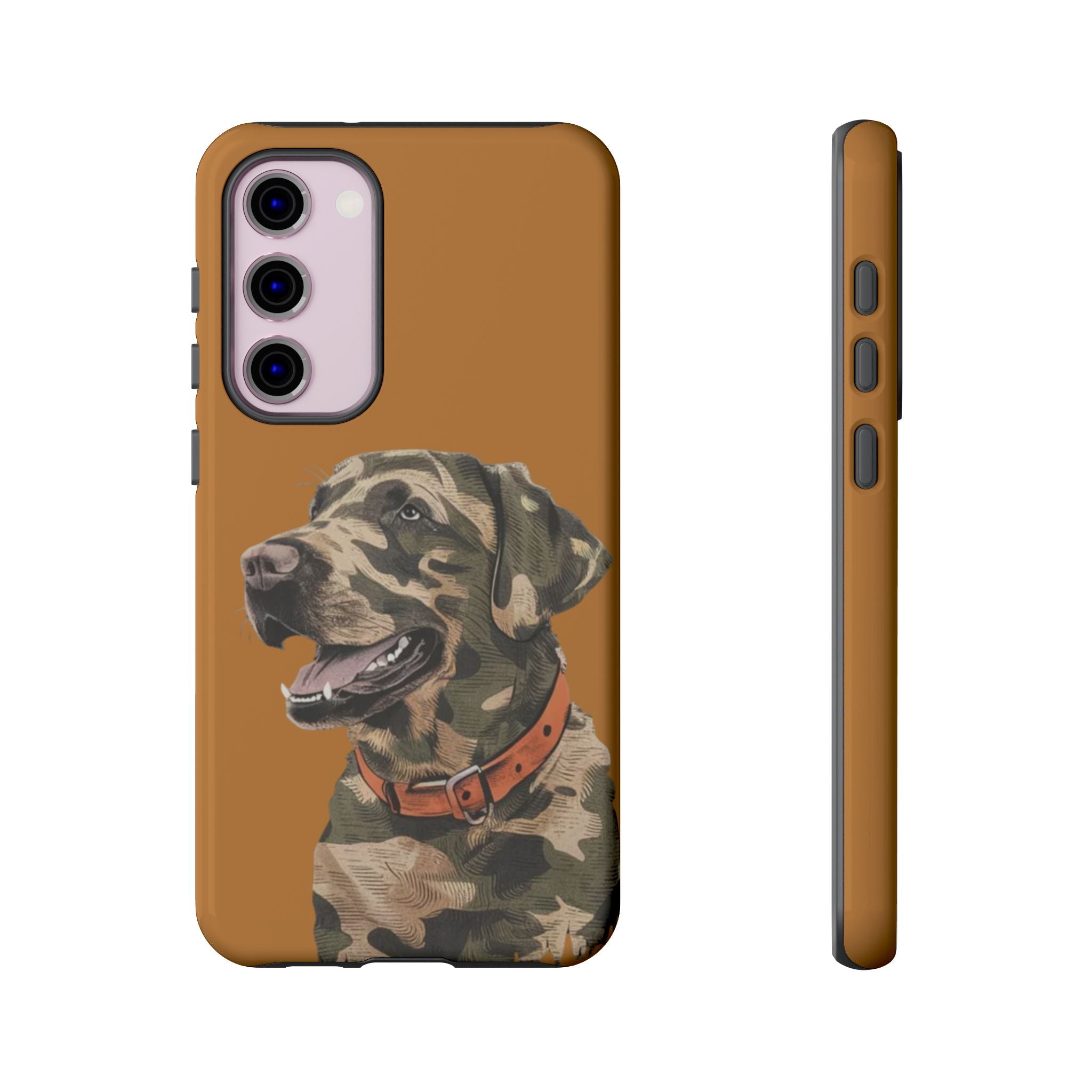 Camo Duck Dog custom design Tough Cases