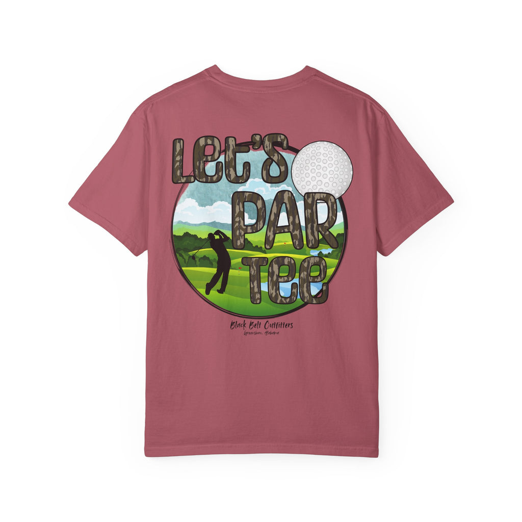 Let's Par Tee, Unisex Cotton Tee, Perfect for Golf Lovers, Gift for Father's Day, Casual Wear, Sports Apparel