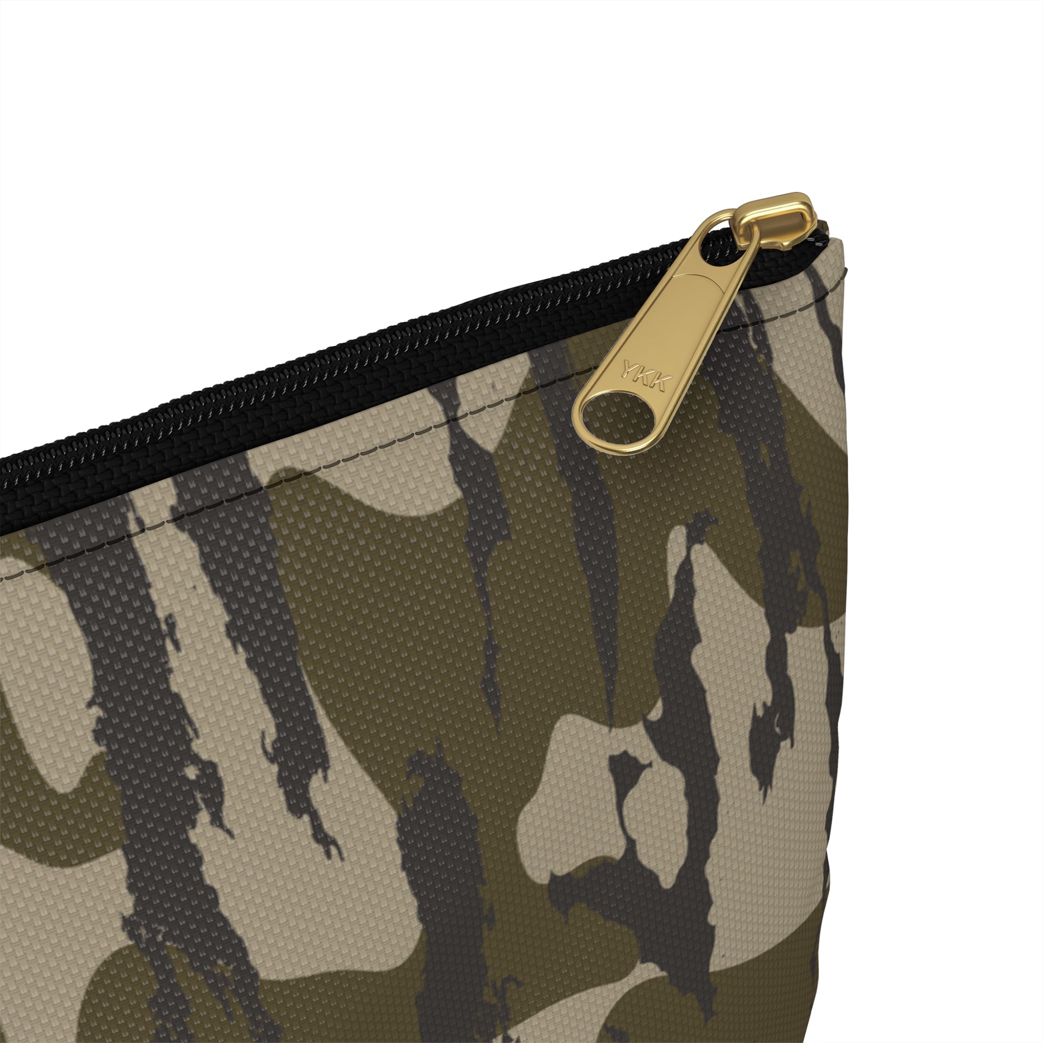 Trendy Zip Pouch, Stylish Camo Makeup Bag, Travel Organizer, Army Green Zipper Pouch, Gift for Her, Storage Solution