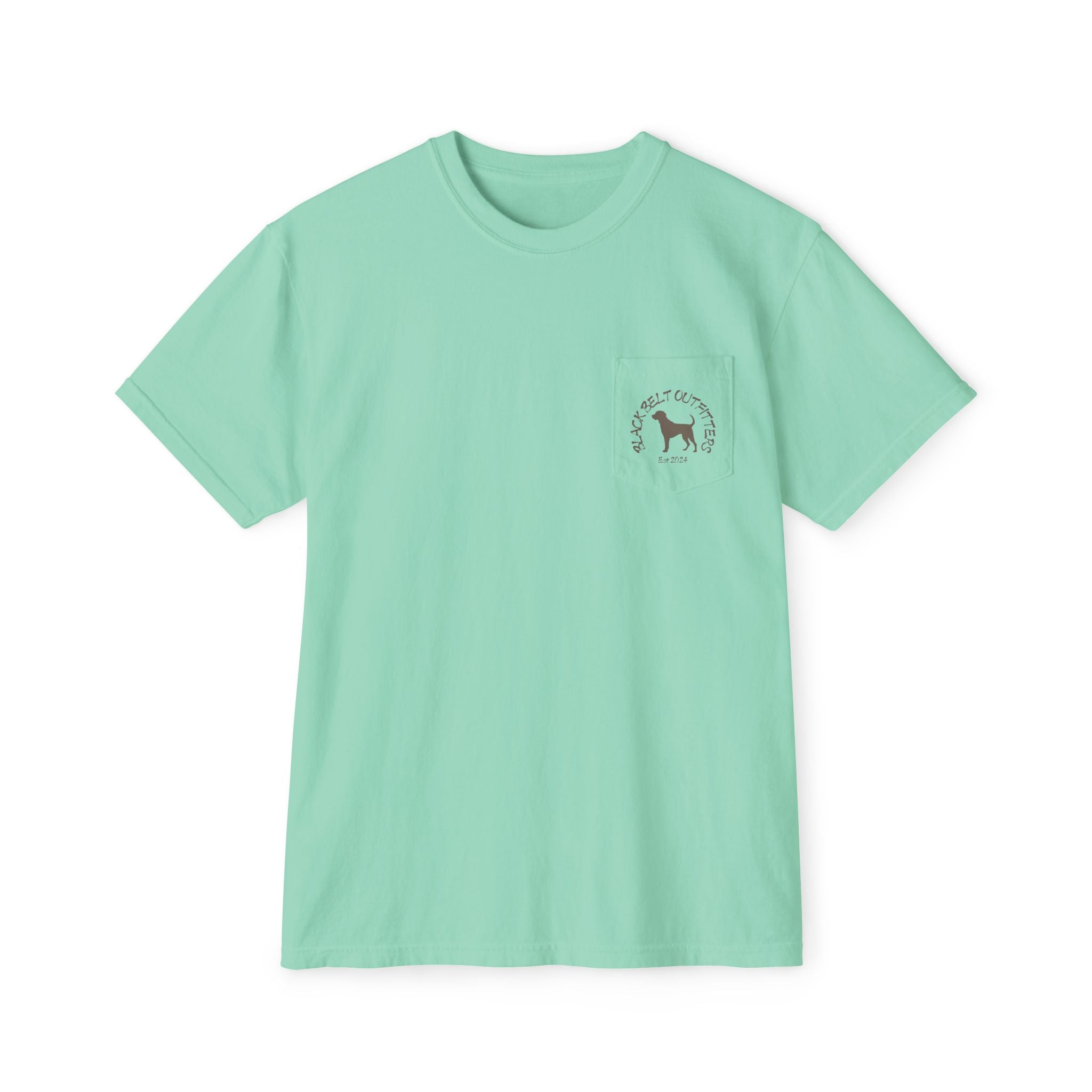 DEER HUNTING DOG (2) Unisex Heavy Cotton Pocket Tee