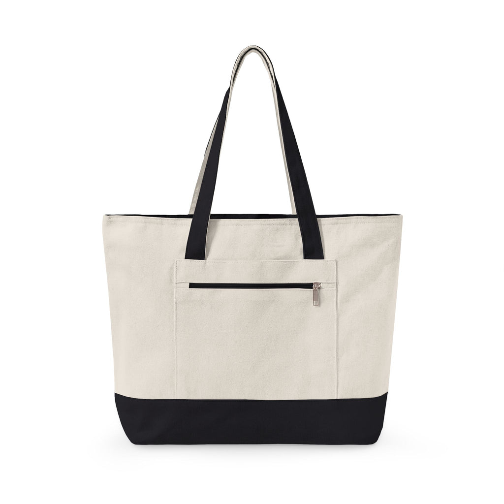 Zippered Canvas Tote — Sun’s Out Bunz Out