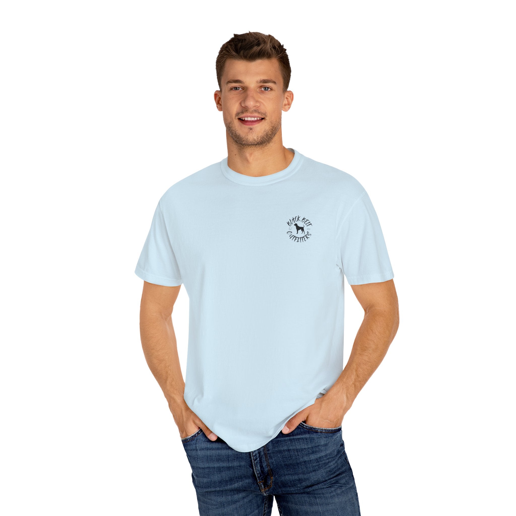 BLACK LAB CAMO Hat Unisex Garment-Dyed Pocket T-Shirt