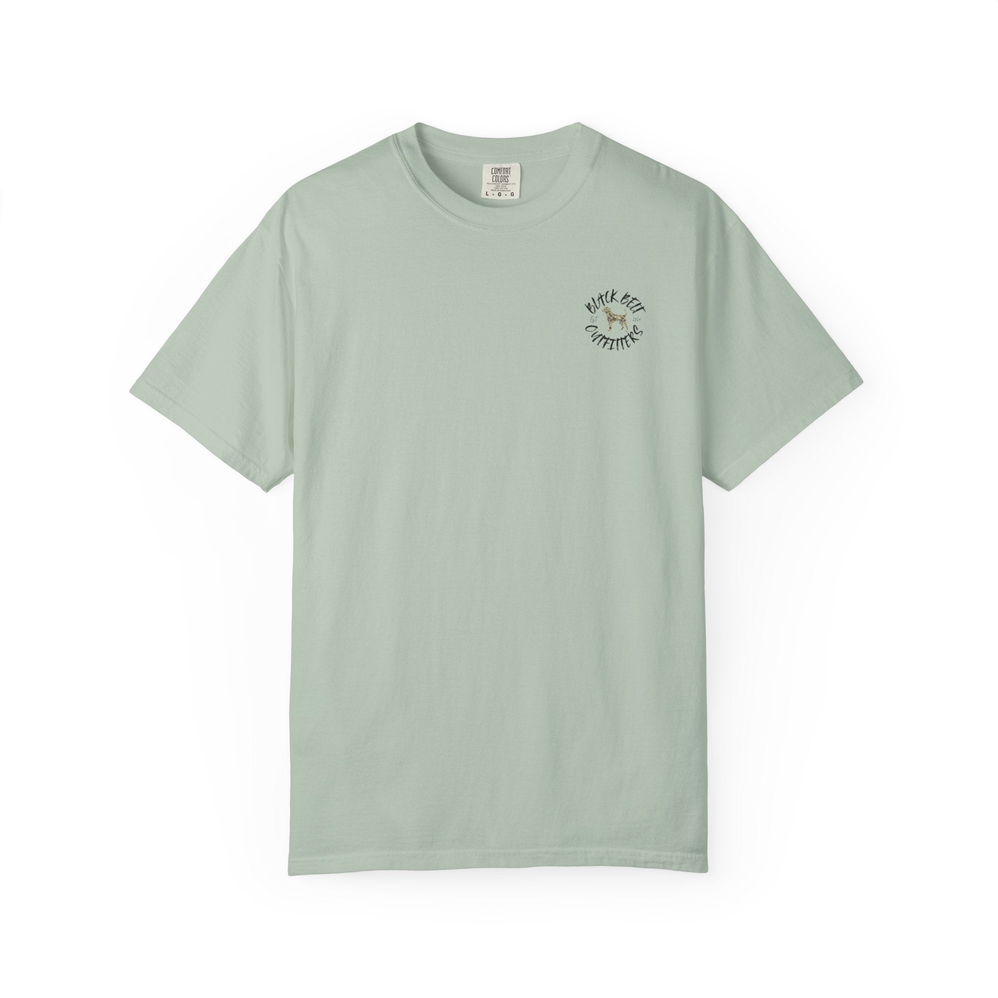 Golf Theme American Flag Unisex Garment-Dyed T-shirt