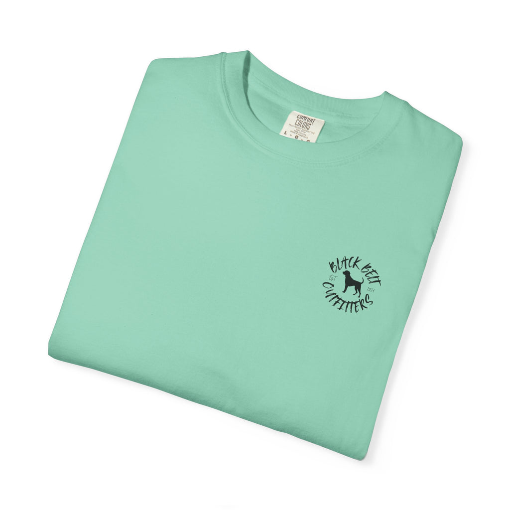 HUNTING VIBES Unisex Garment-Dyed T-shirt, Outdoor Adventure Shirt, Wildlife Lover Gift, Camping Apparel, Casual Fashion