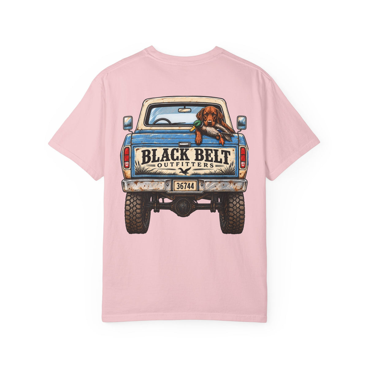 T-Shirt — Black Belt Outfitters Vintage Truck & Dog Graphic Tee