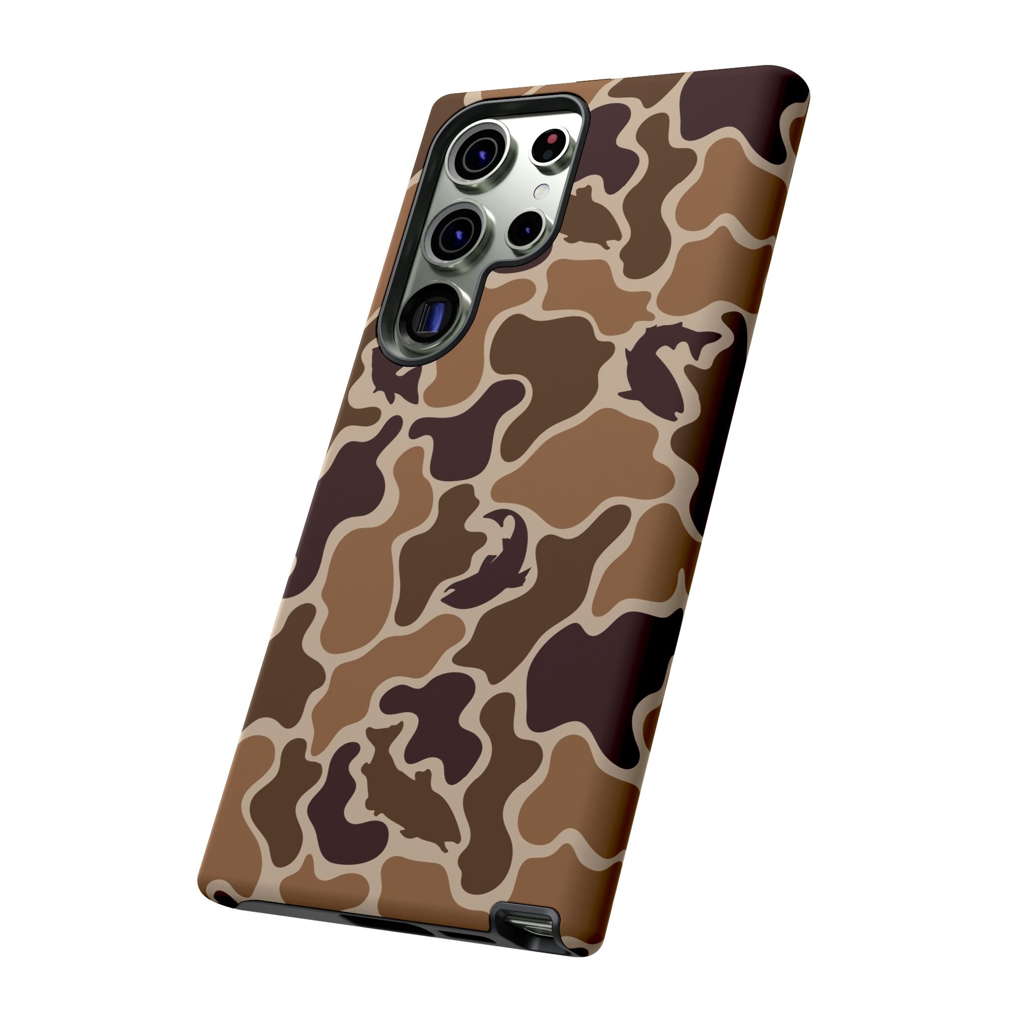 Brown Shark Camo design Tough Cases