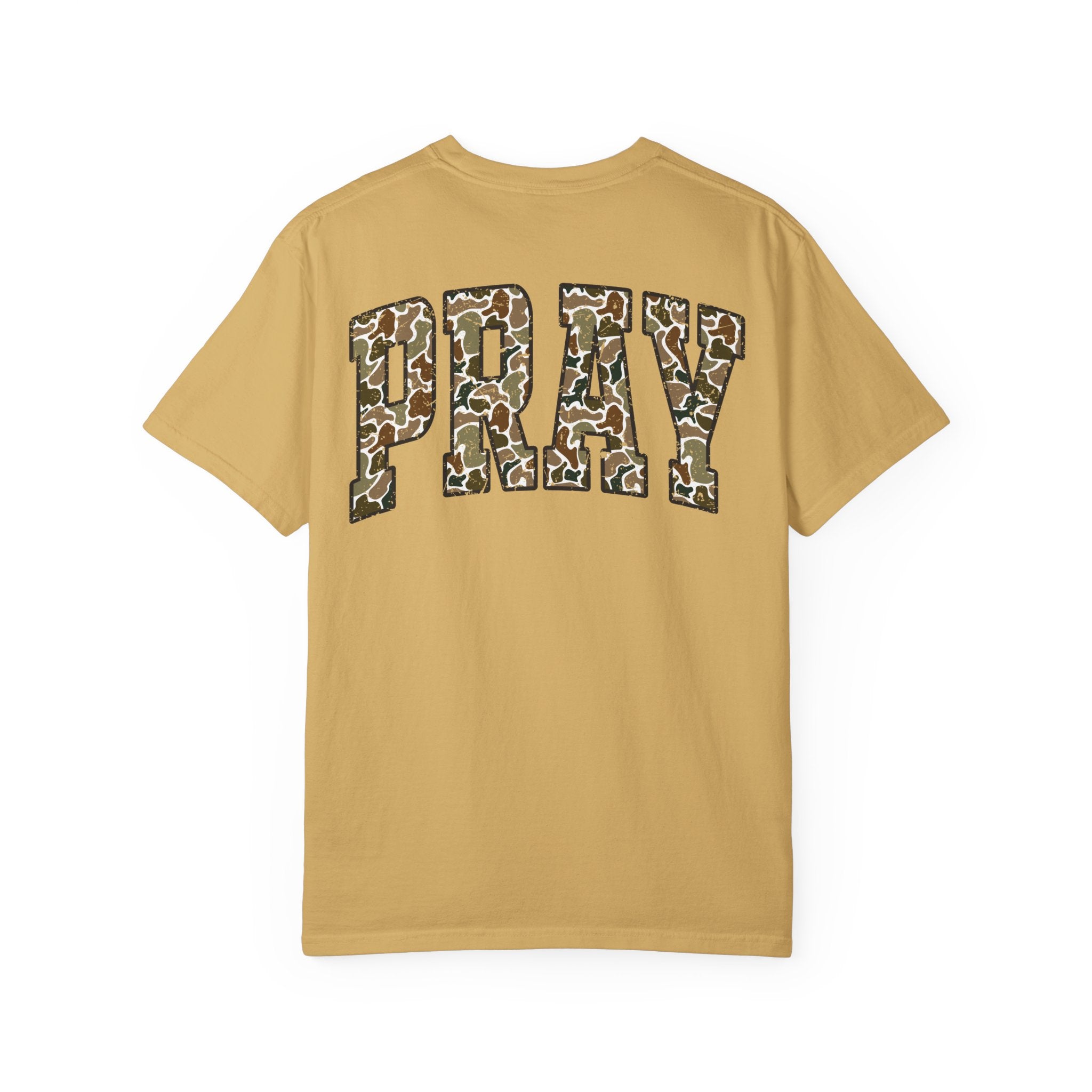 Unisex Camo Pray Graphic T-Shirt, Casual Wear, Inspirational Gift, Summer Tee, Eco-Friendly Apparel